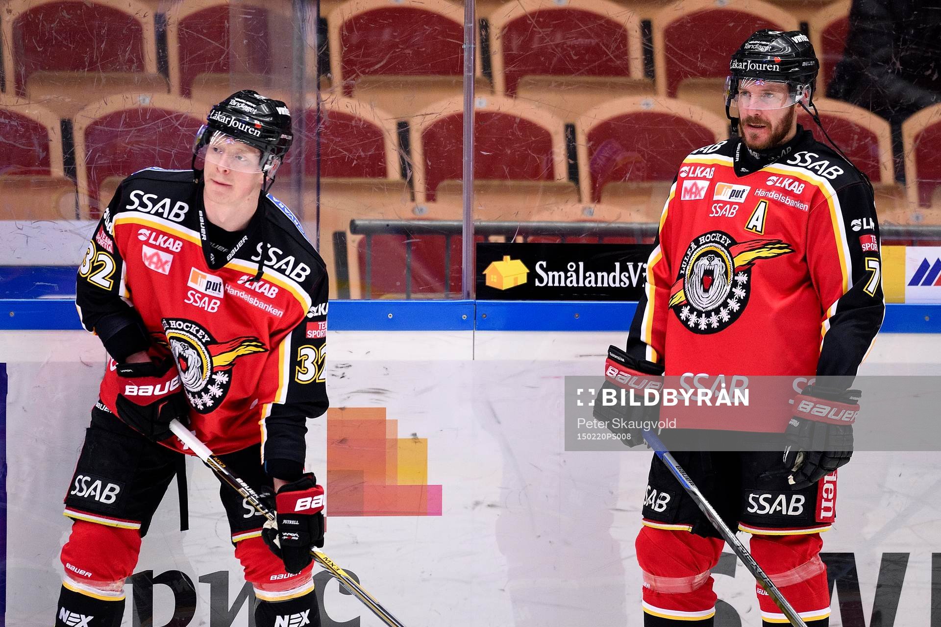 Luleås Lennart Petrell(v) och Jan Sandström(h) på