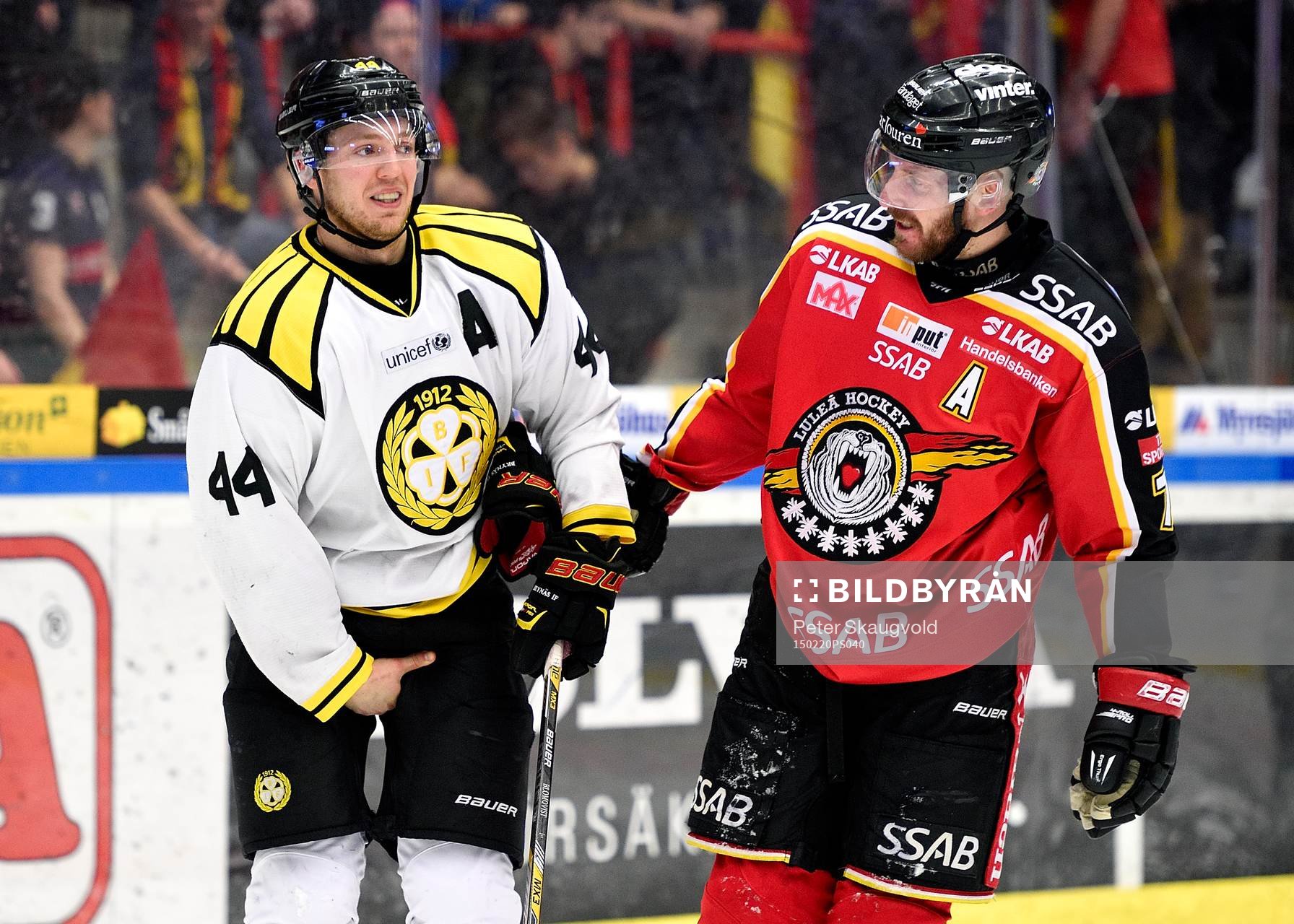 Brynäs Jacob Blomqvist och Luleås Jan Sandström