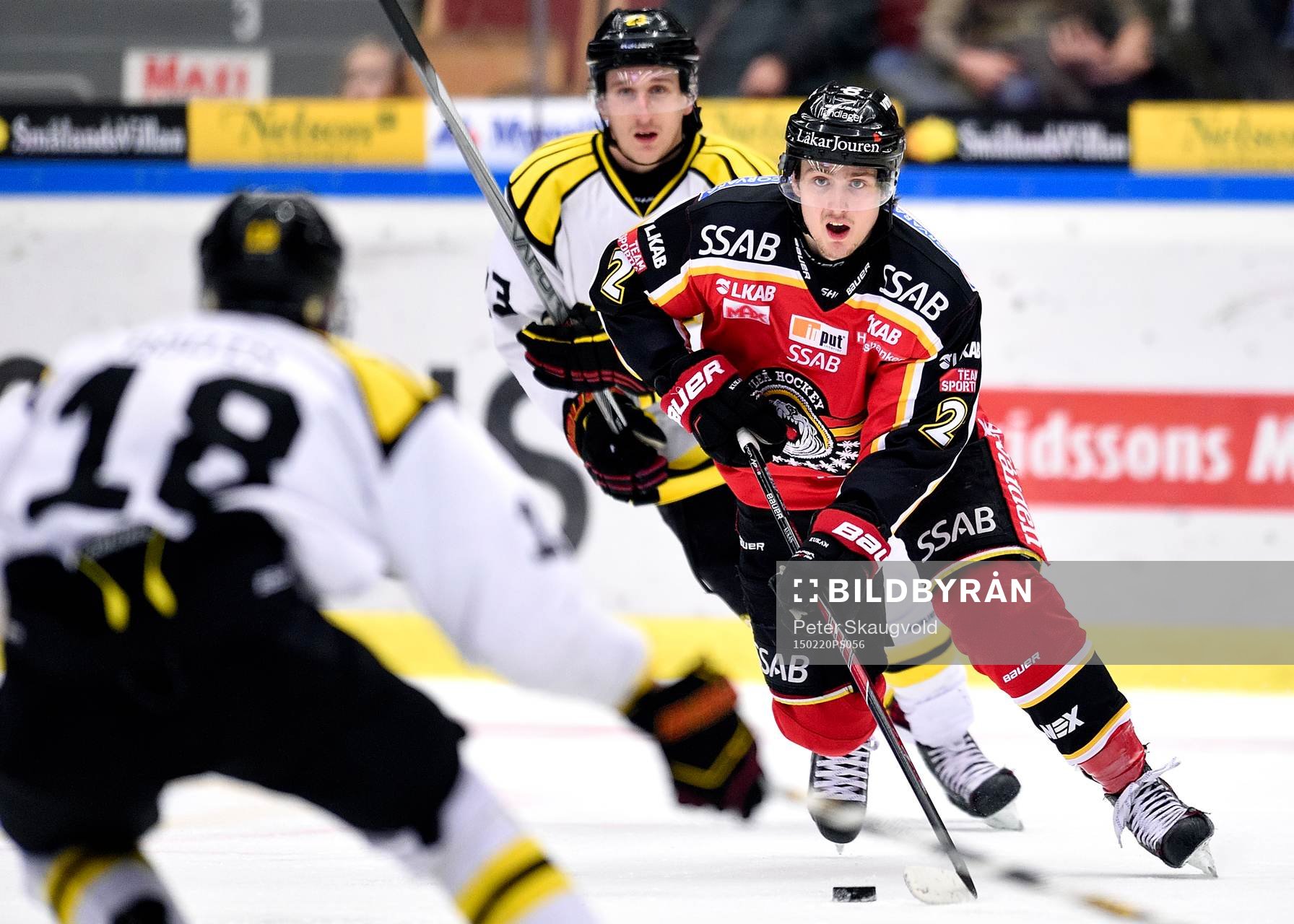 Luleås Dean Kukan med pucken