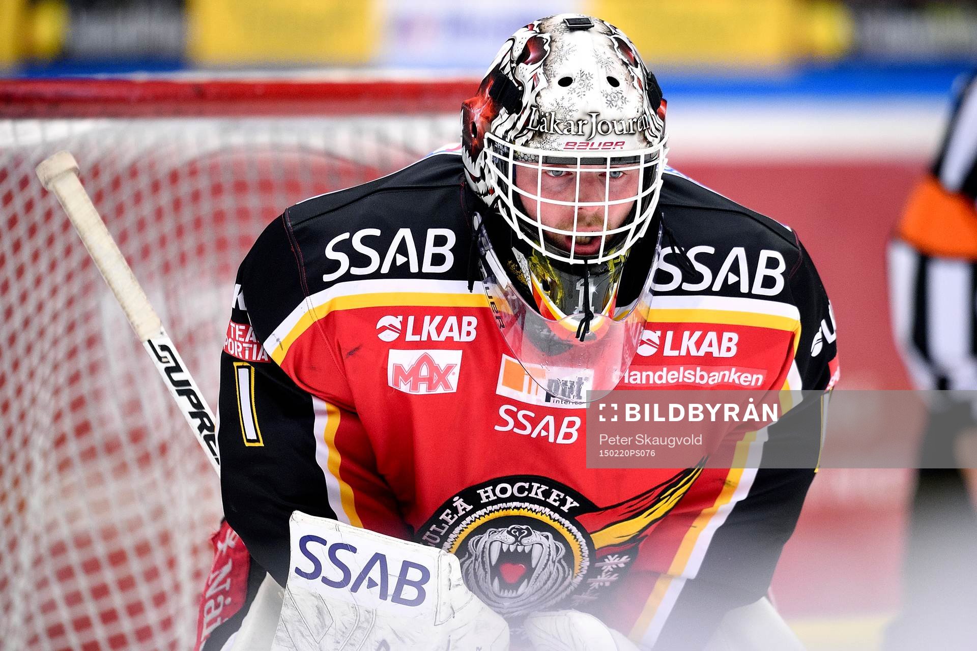 Luleås målvakt Daniel Larsson