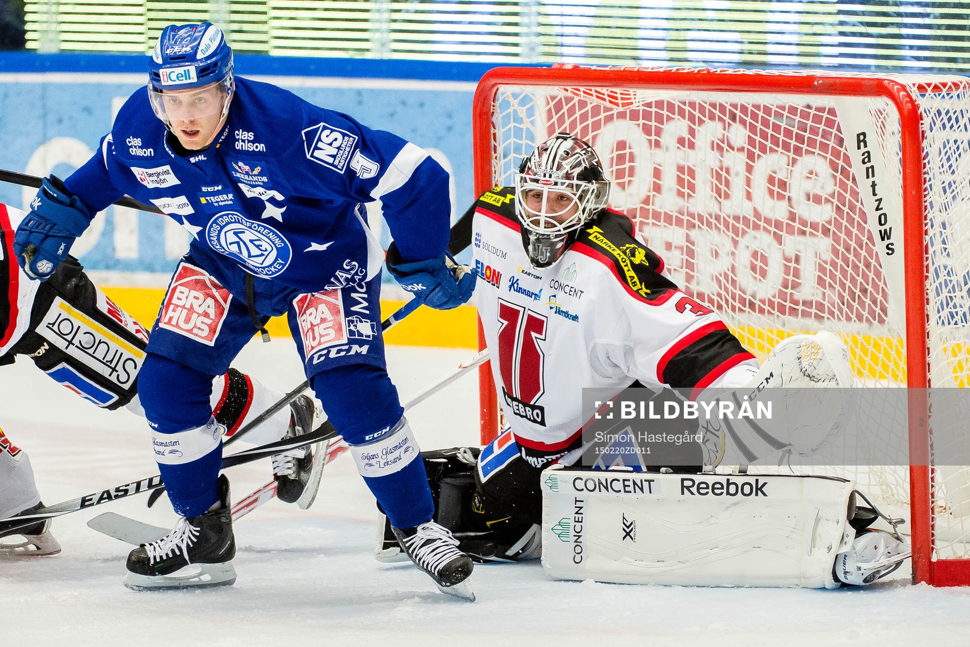 Leksands Patrick Cehlin och Johannes Jönsson, målvakt i