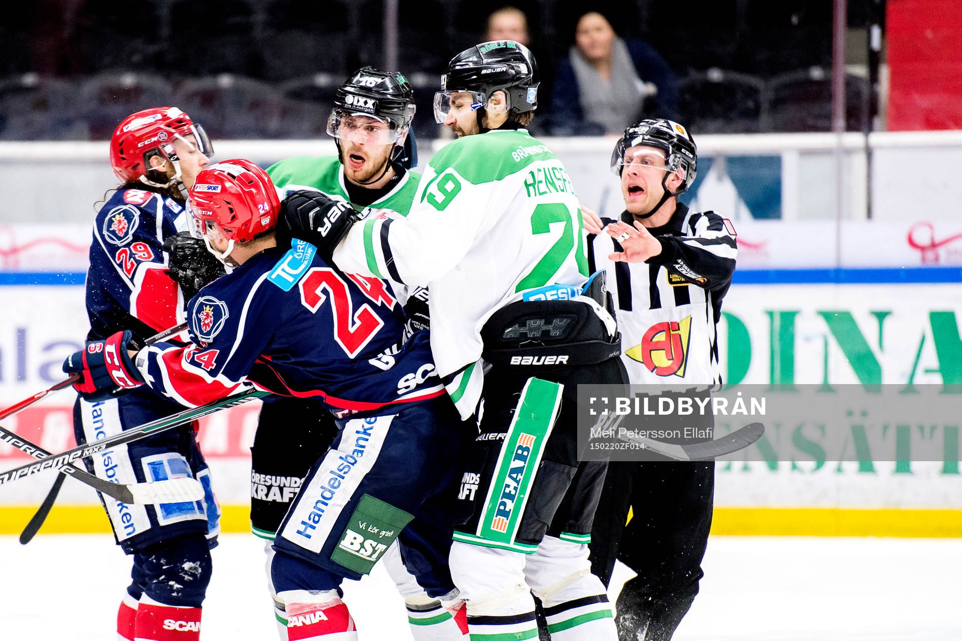 Södertäljes Erik Lindhagen, Michal Gulasi, Rögles