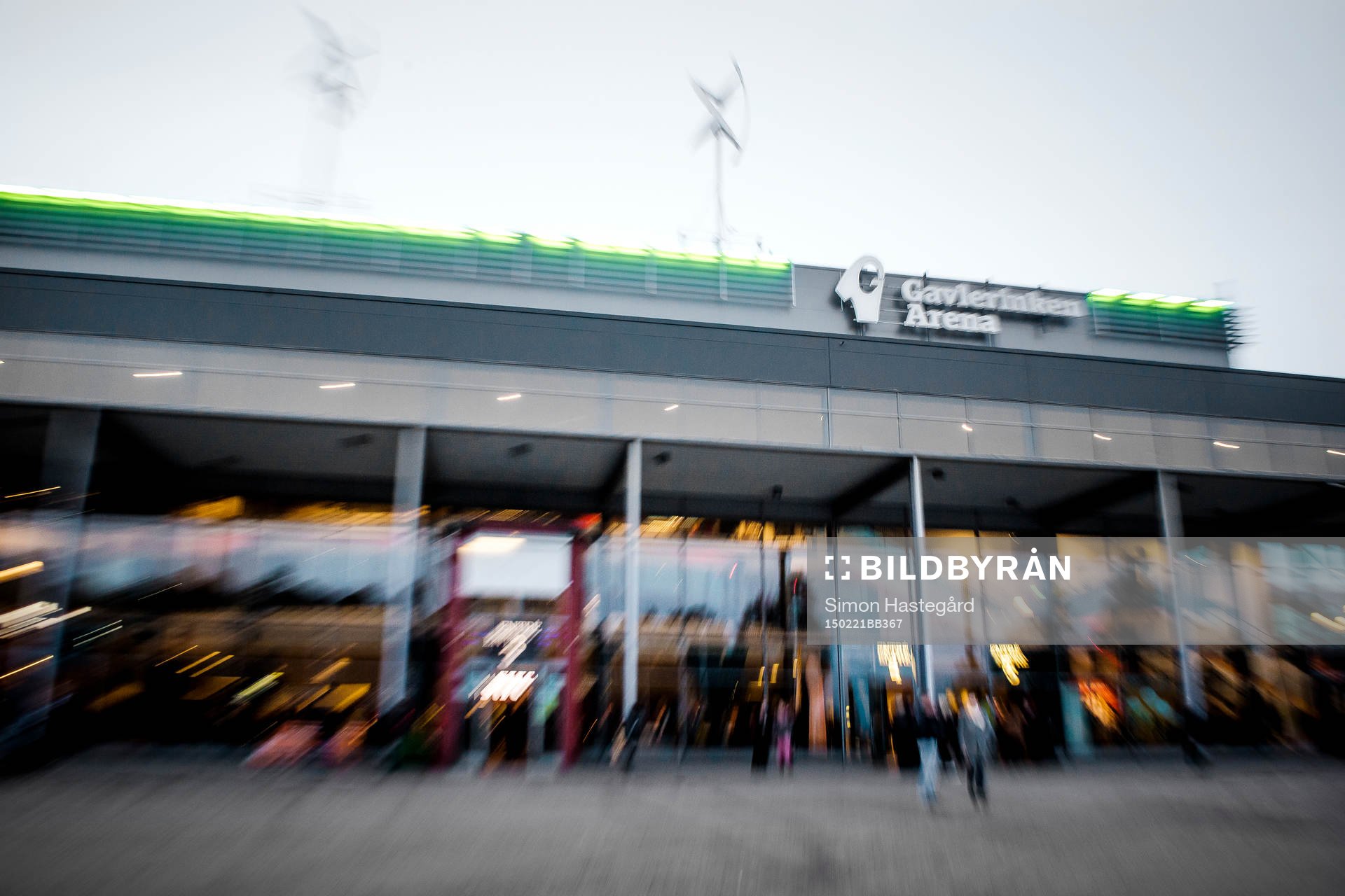 Gavlerinken Arena före ishockeymatchen i SHL mellan