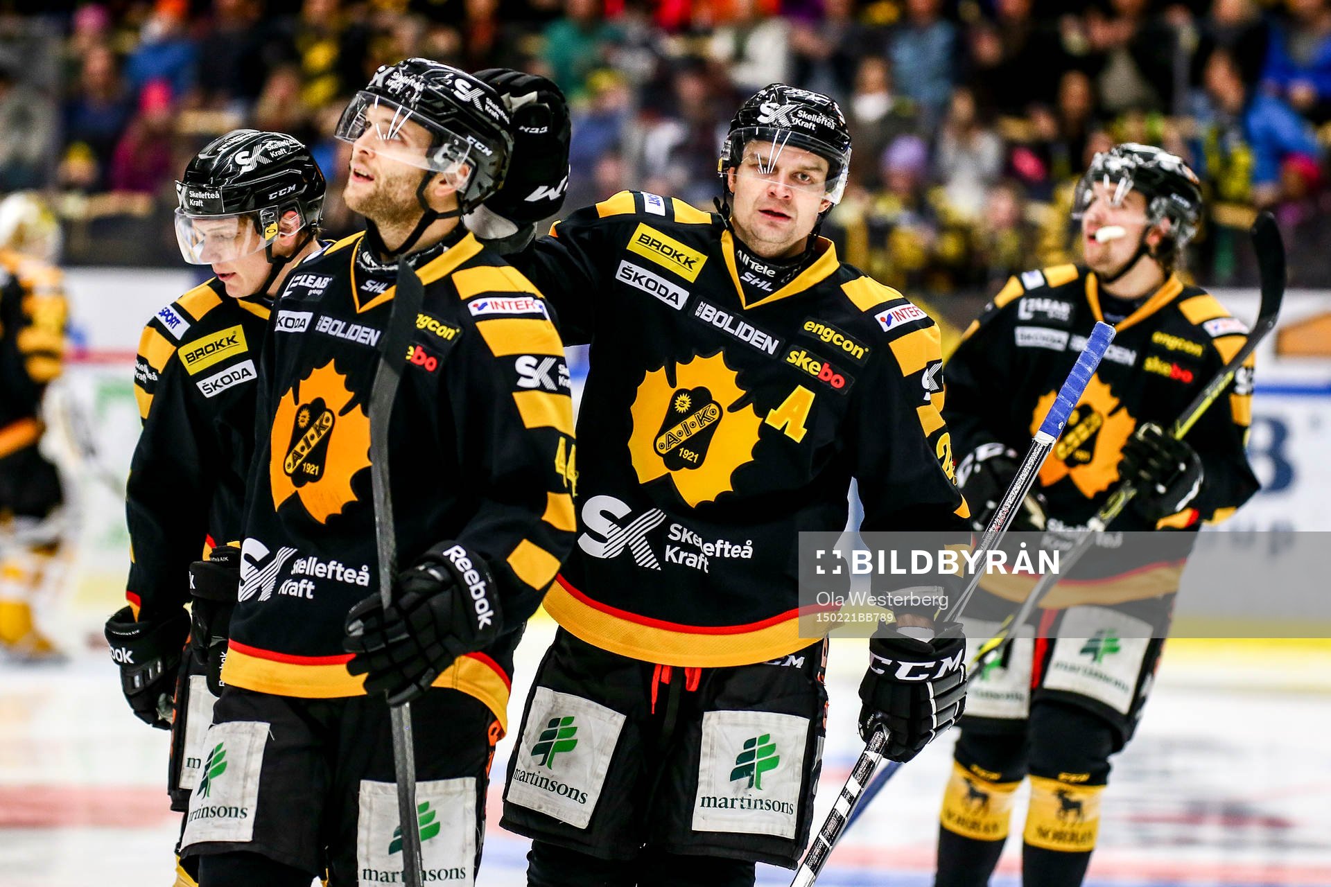 Skellefteås Janne Pesonen jublar