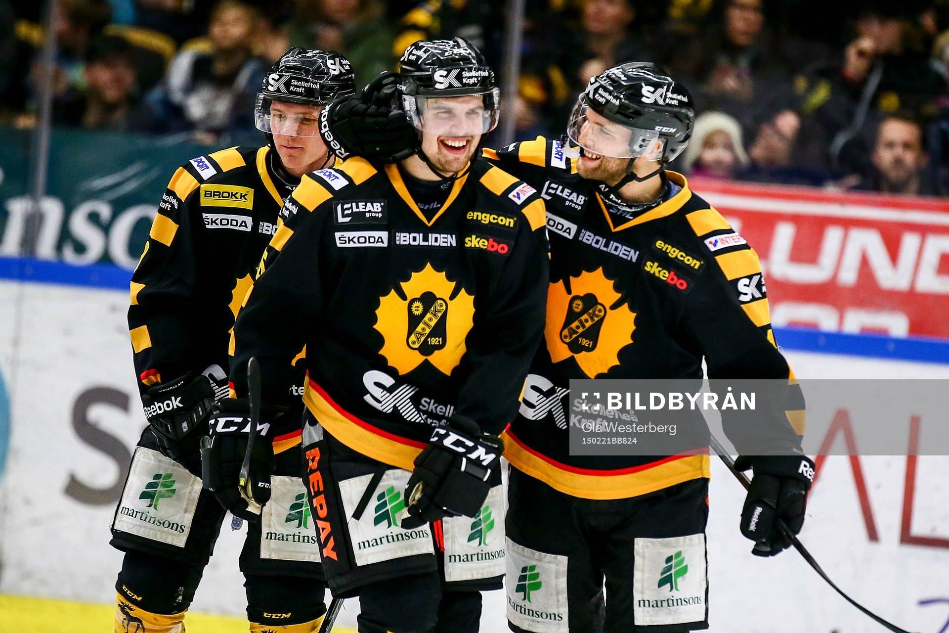 Skellefteås Patrik Zackrisson  jublar