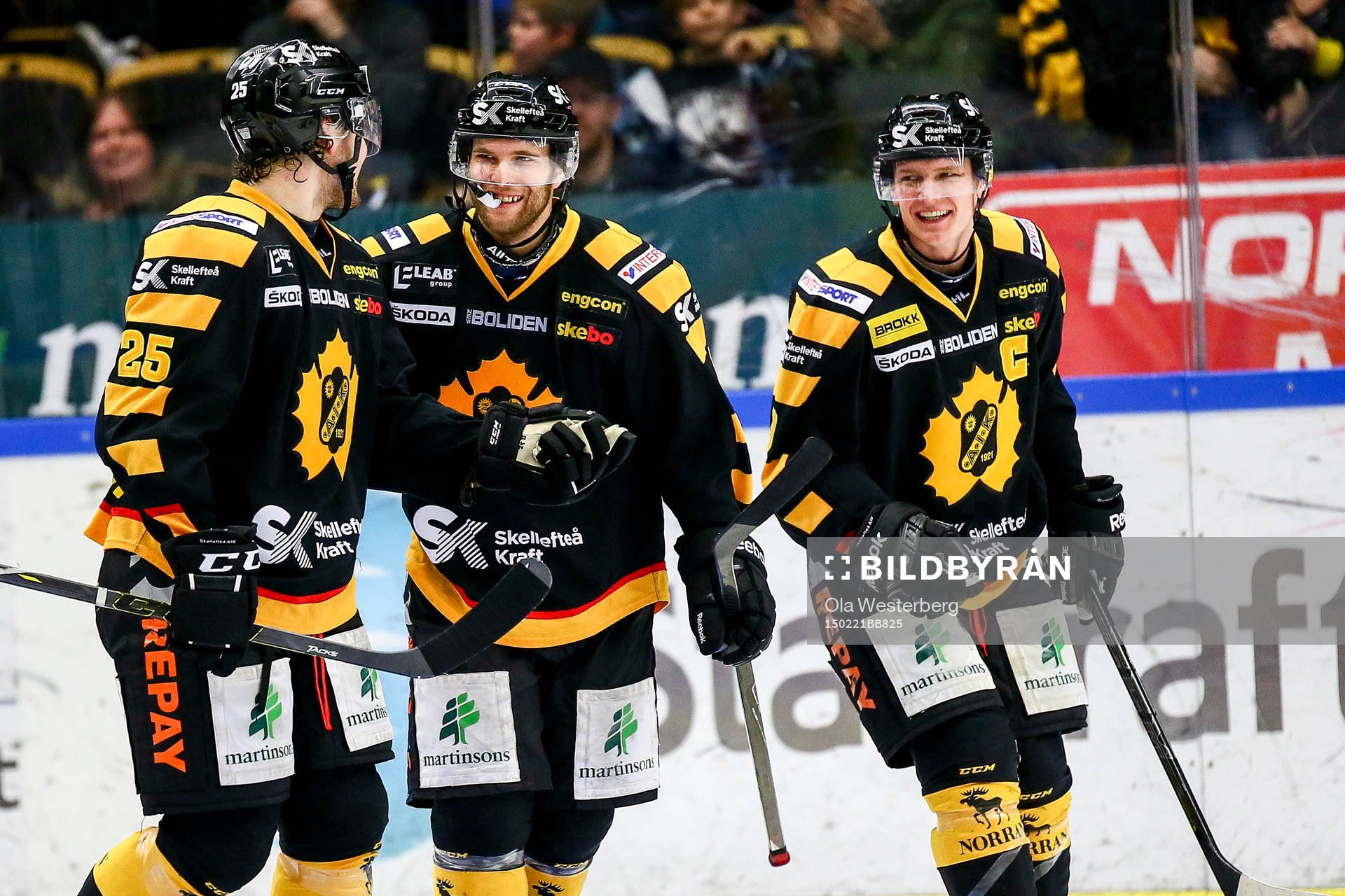 Skellefteås Patrik Zackrisson  jublar