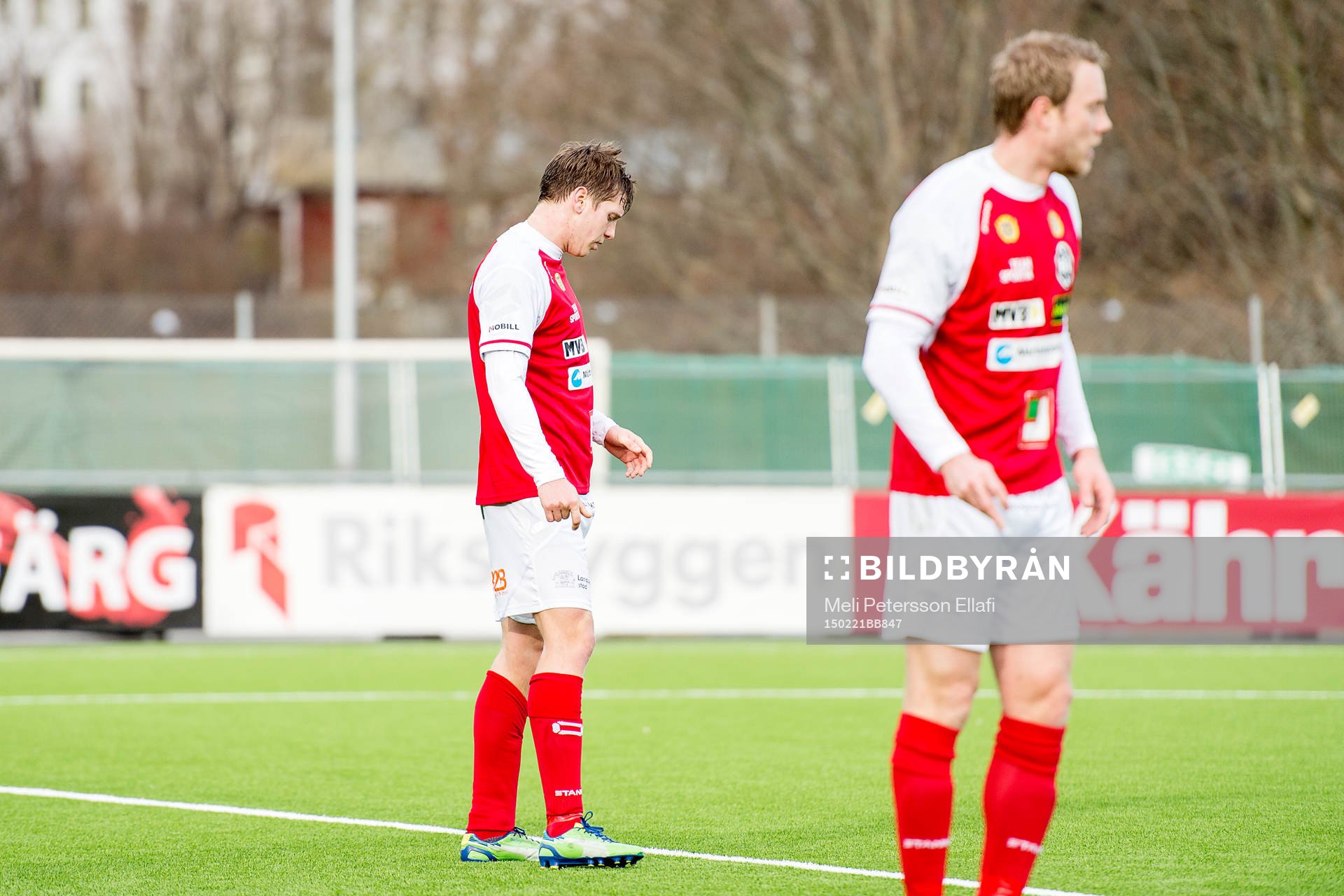 Landskronas Philip Andersson och Johnny Lundberg deppar