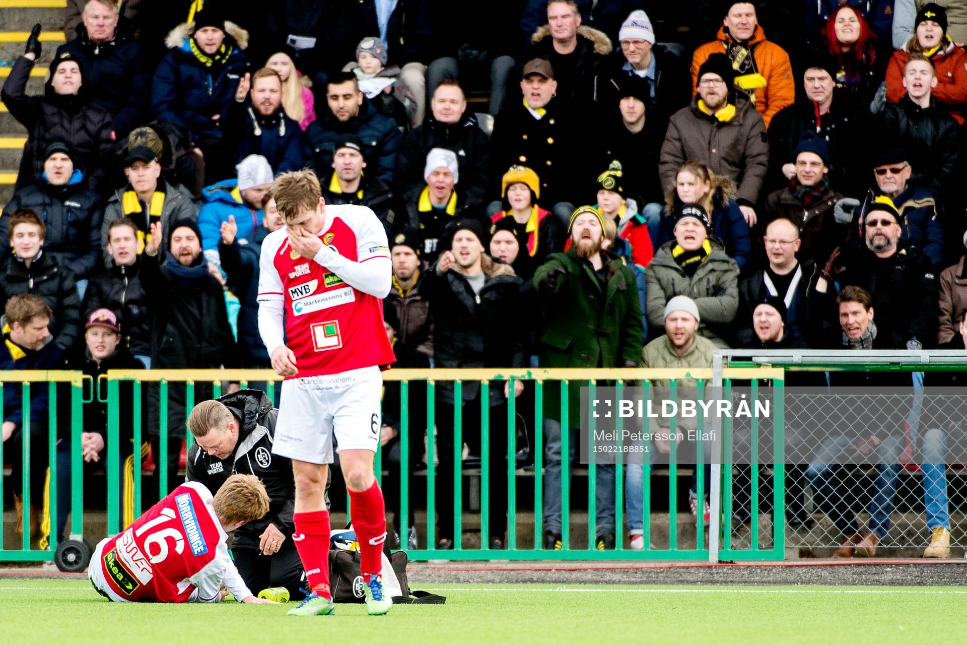 Landskronas Dennis Olofsson och Philip Andersson