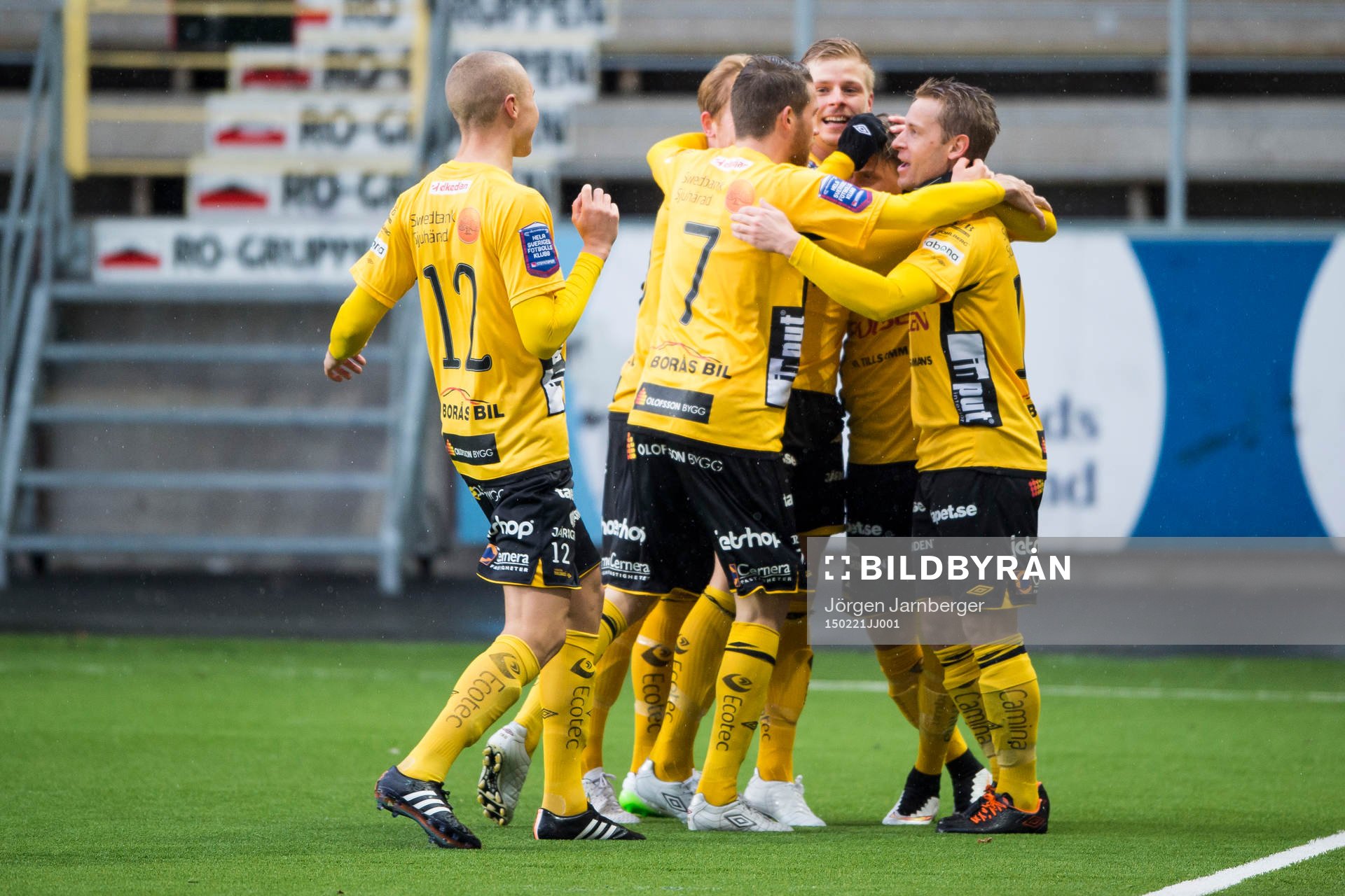 Elfsborgs spelarna jublar