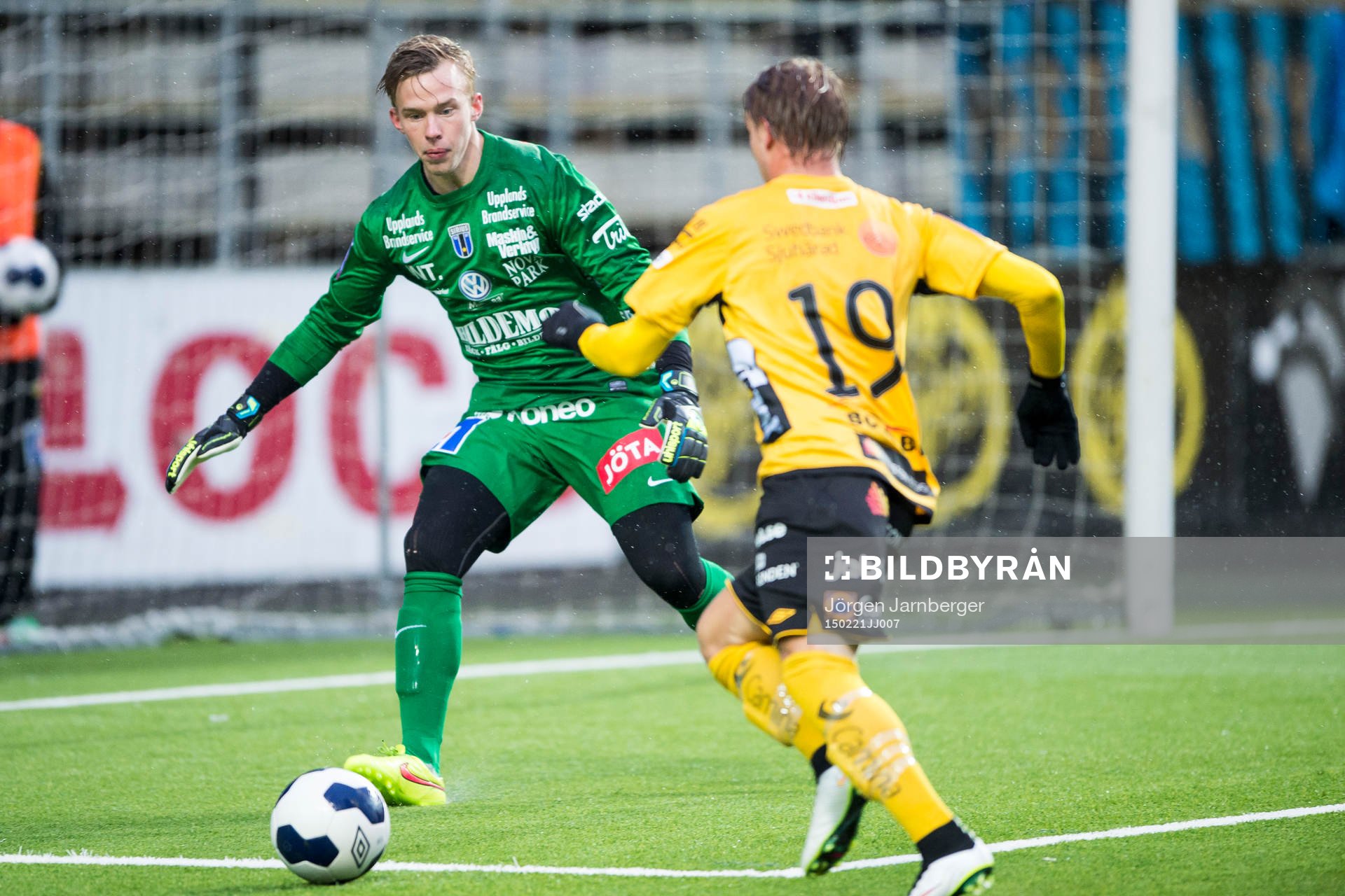 Sirius målvakt Andreas Andersson
