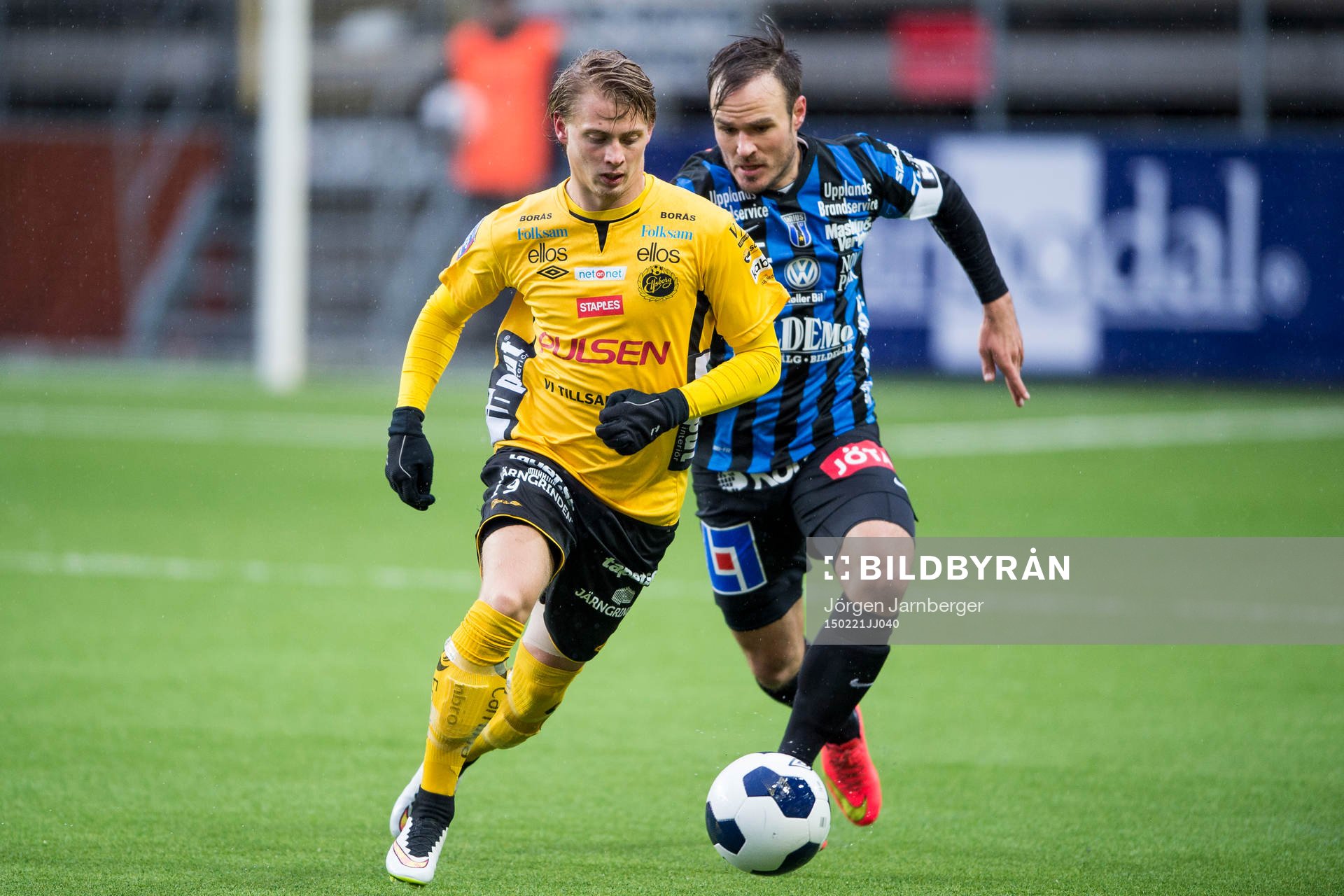 Elfsborgs Simon Hedlund och Sirius Niklas Busch Thor