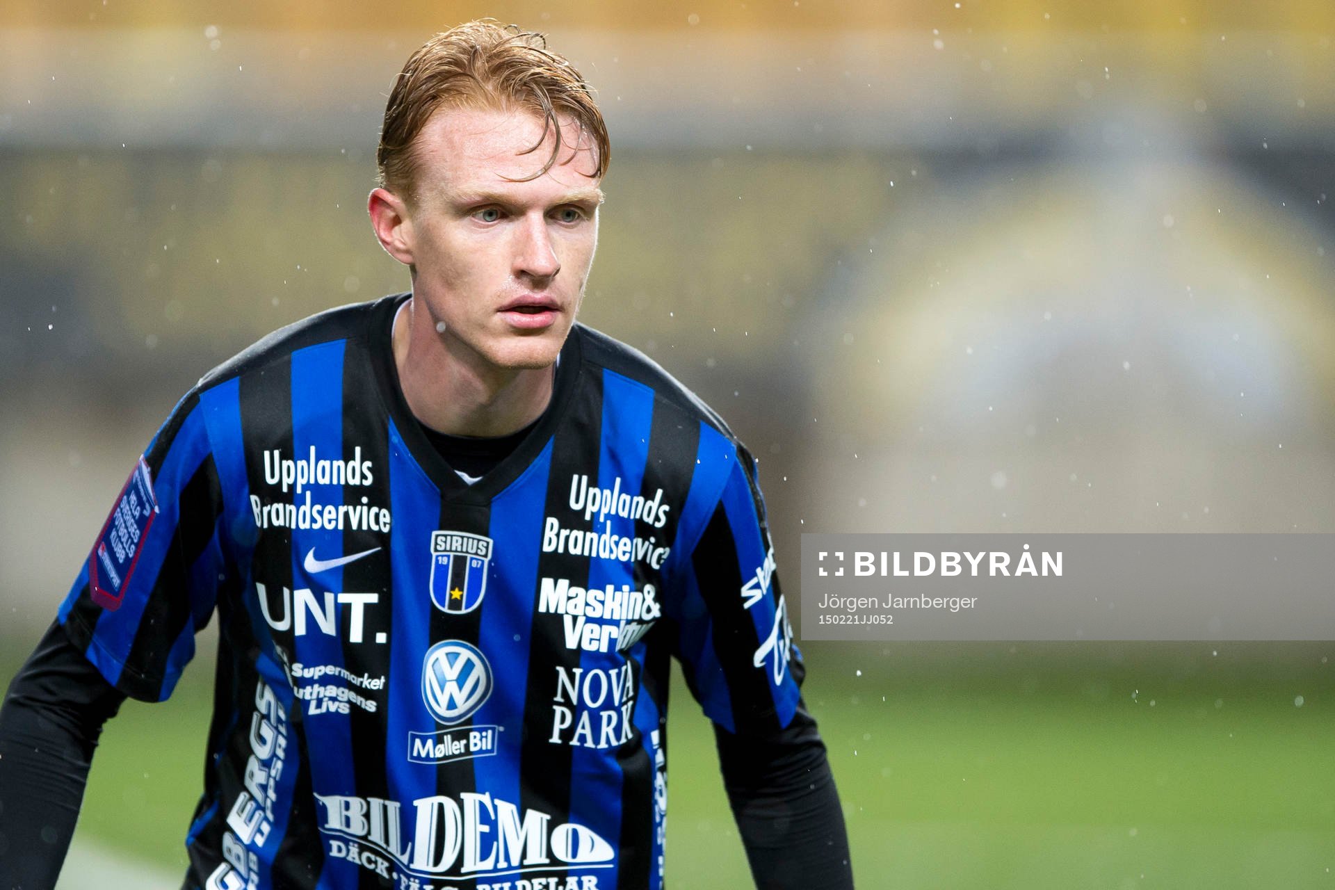 Sirius nyförvärv Nicklas Maripuu under fotbollsmatchen i Svenska cupen mellan Elfsborg och Sirius den 21 februari 2015 i Borås.