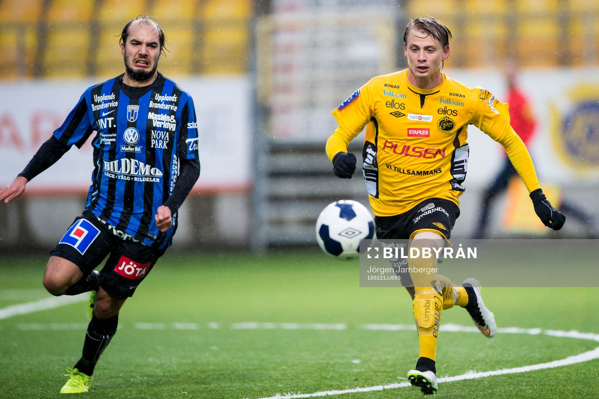 Sirius Karl Larson och Elfsborgs Simon Hedlund