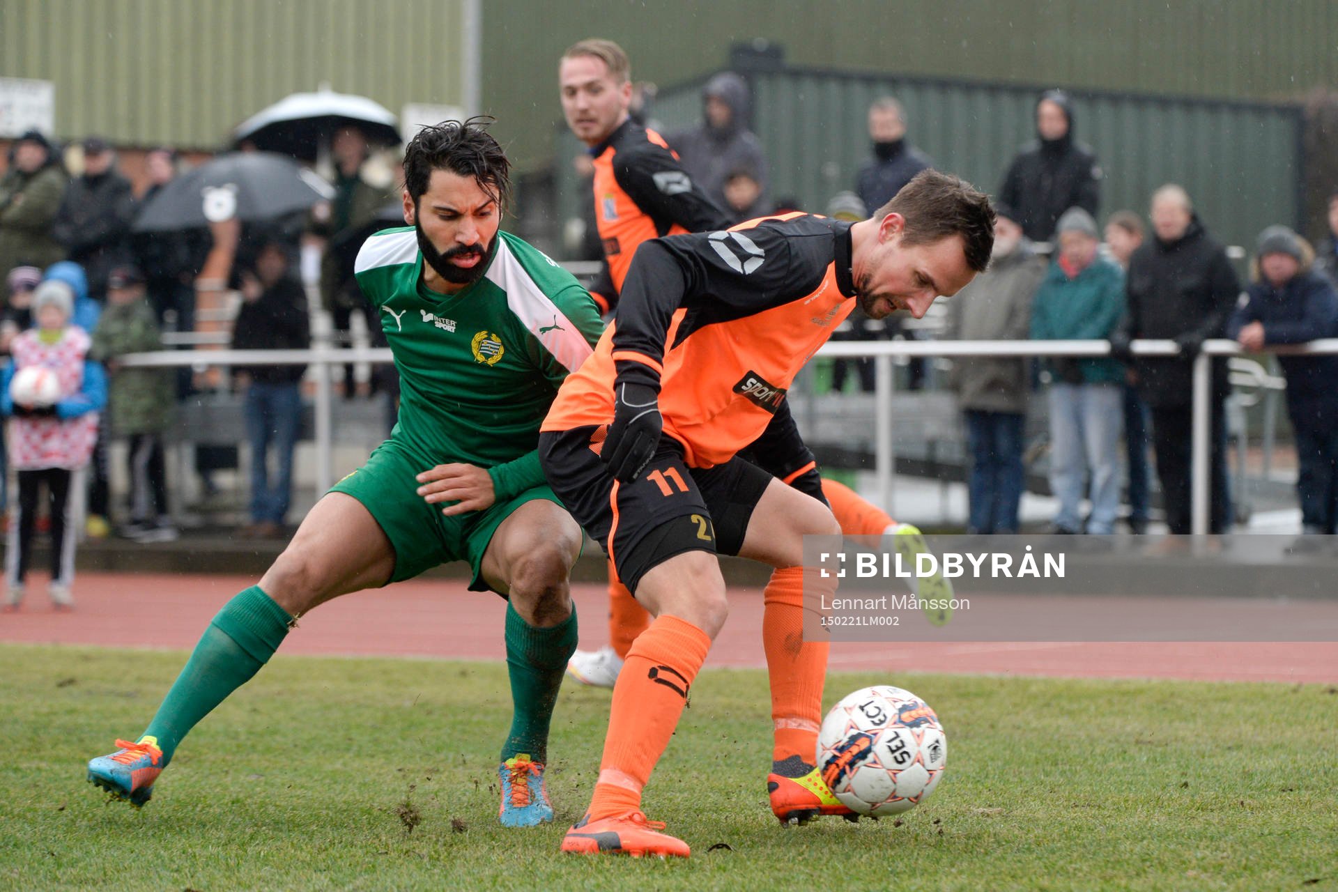 Hammarbys Stefan Batan och Kristianstads Daniel Nicklasson