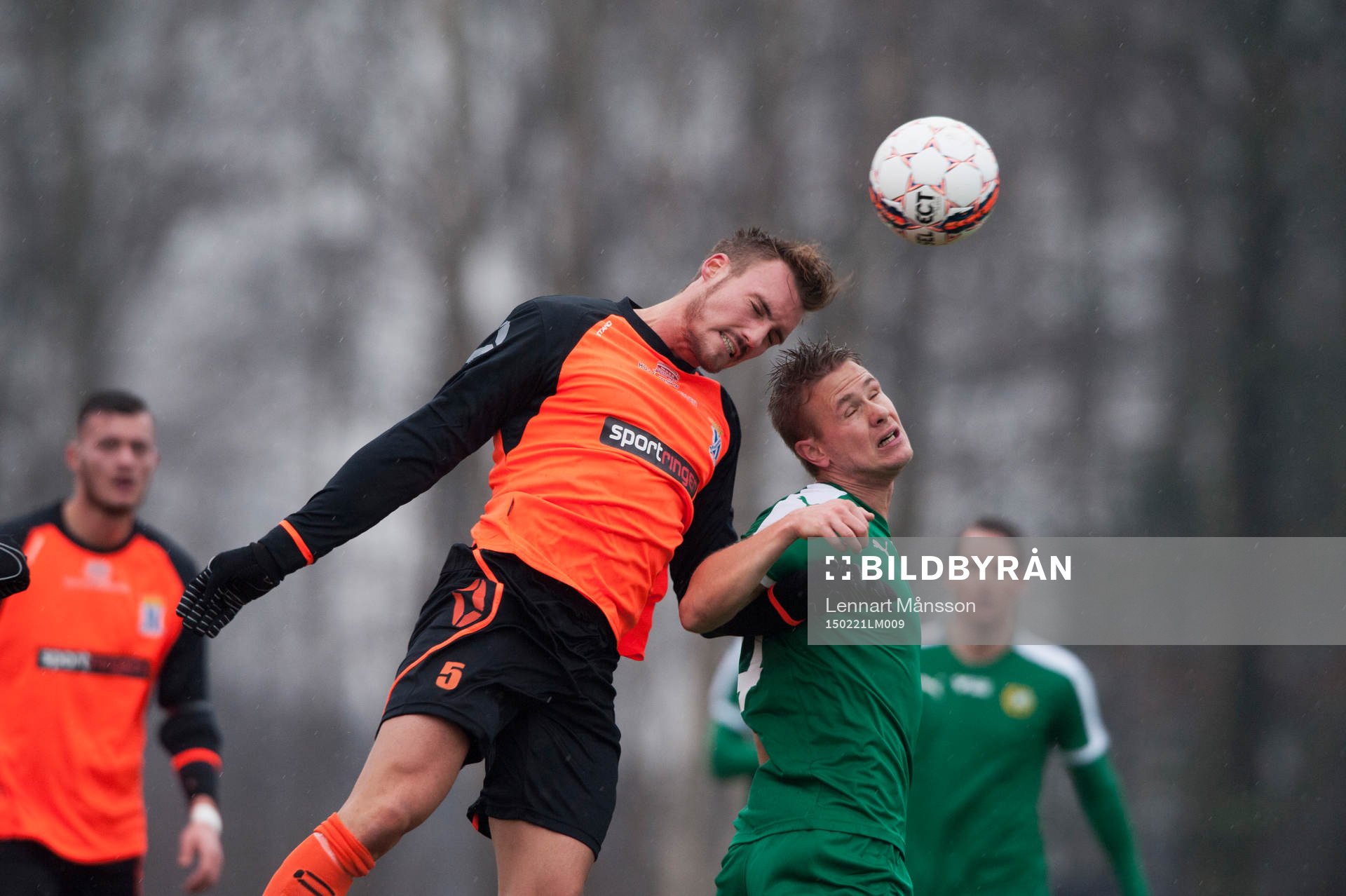 Hammarbys Erik Israelsson och Kristianstads Linus Johansson