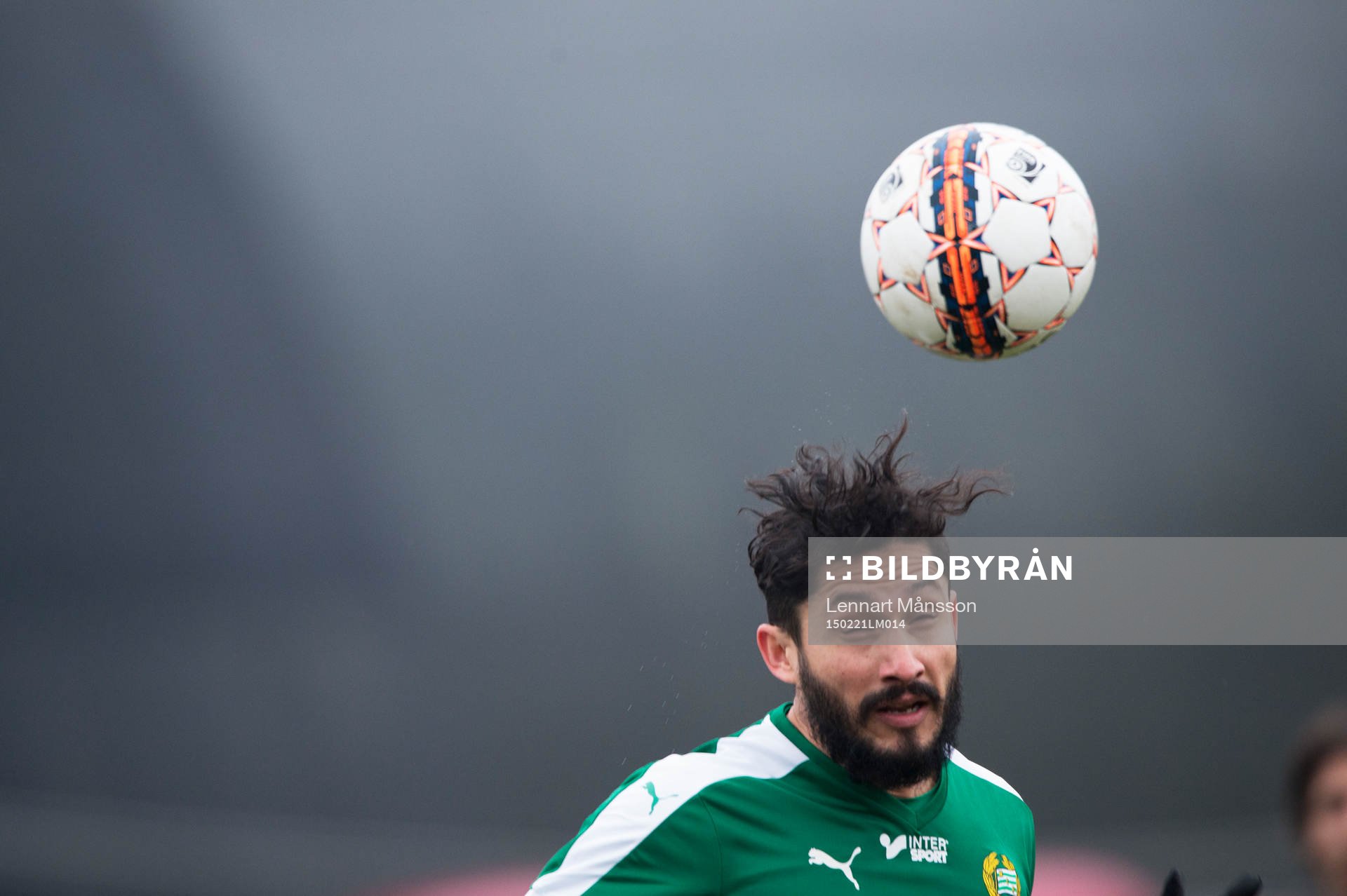 Hammarbys Pablo Pinones Arce i matchen i Svenska Cupen