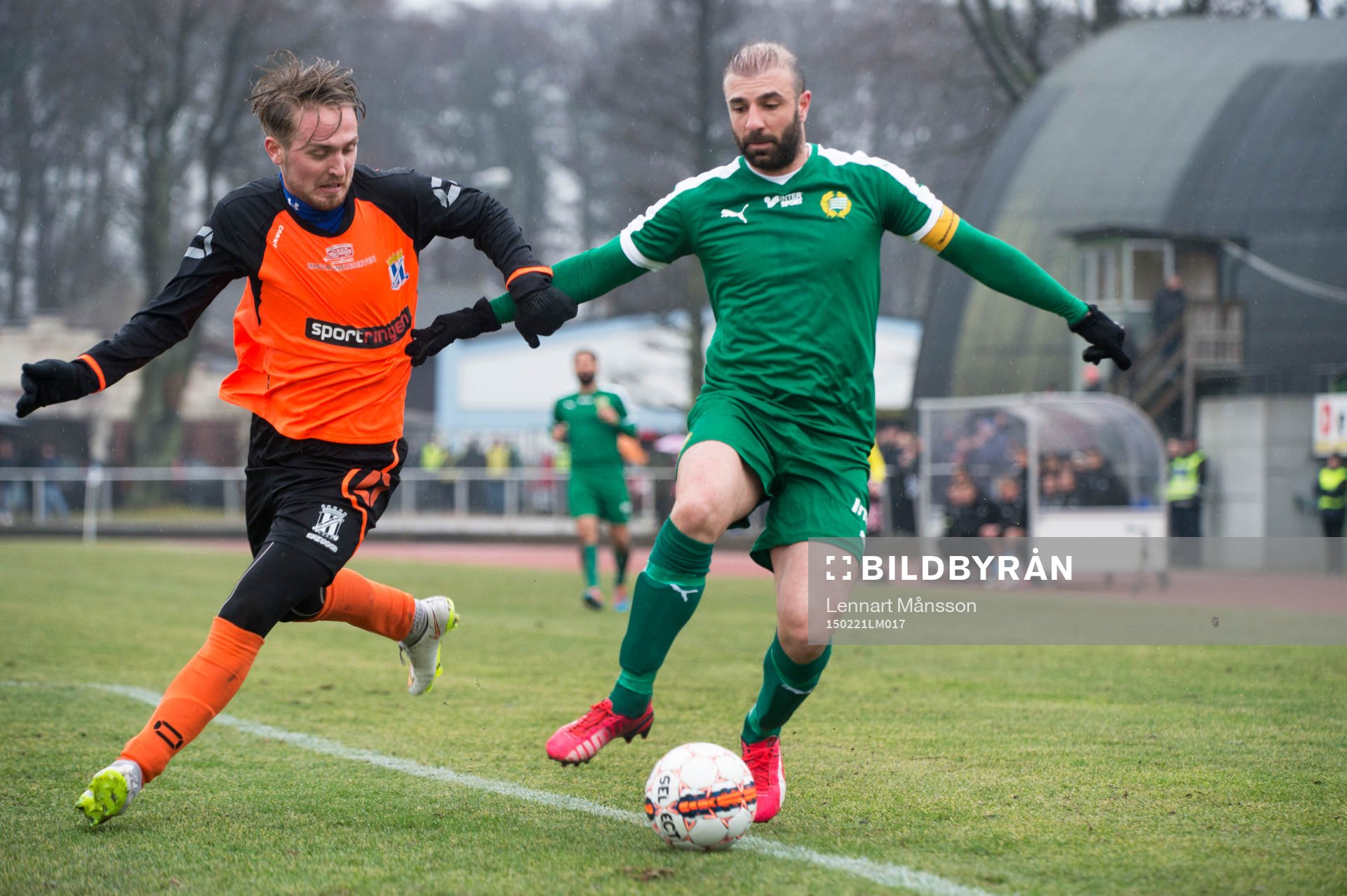 Hammarbys Kennedy Bakircioglu i matchen i Svenska Cupen mellan Kristianstad och Hammarby i Kristianstad 21 februari 2015.