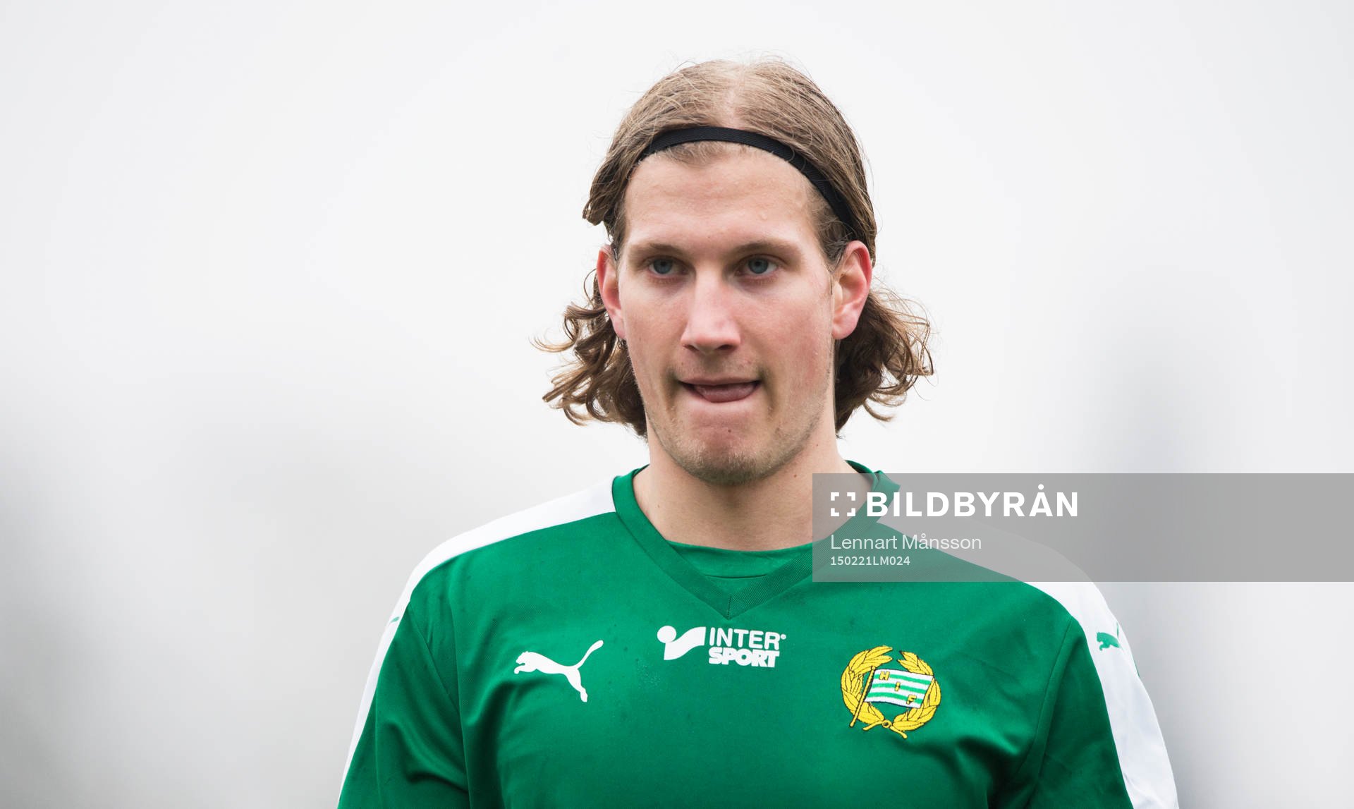 Hammarbys Oliver Silverholt i matchen i Svenska Cupen
