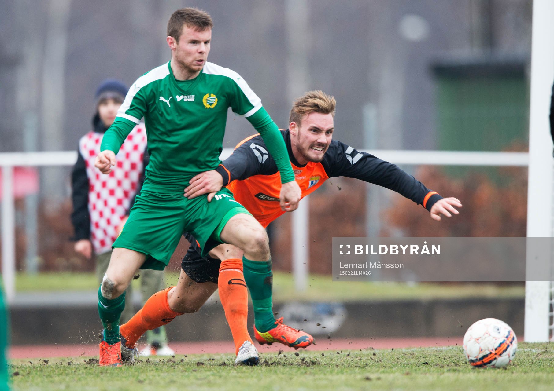 Hammarbys Måns Söderqvist i matchen i Svenska Cupen