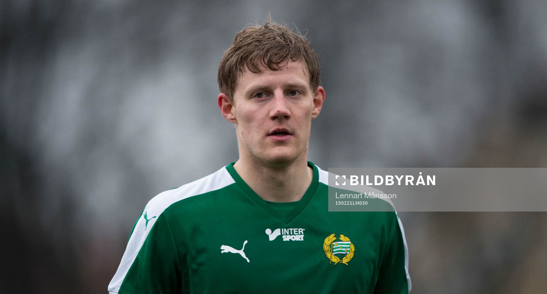 Hammarbys Lars Saetra i matchen i Svenska Cupen mellan