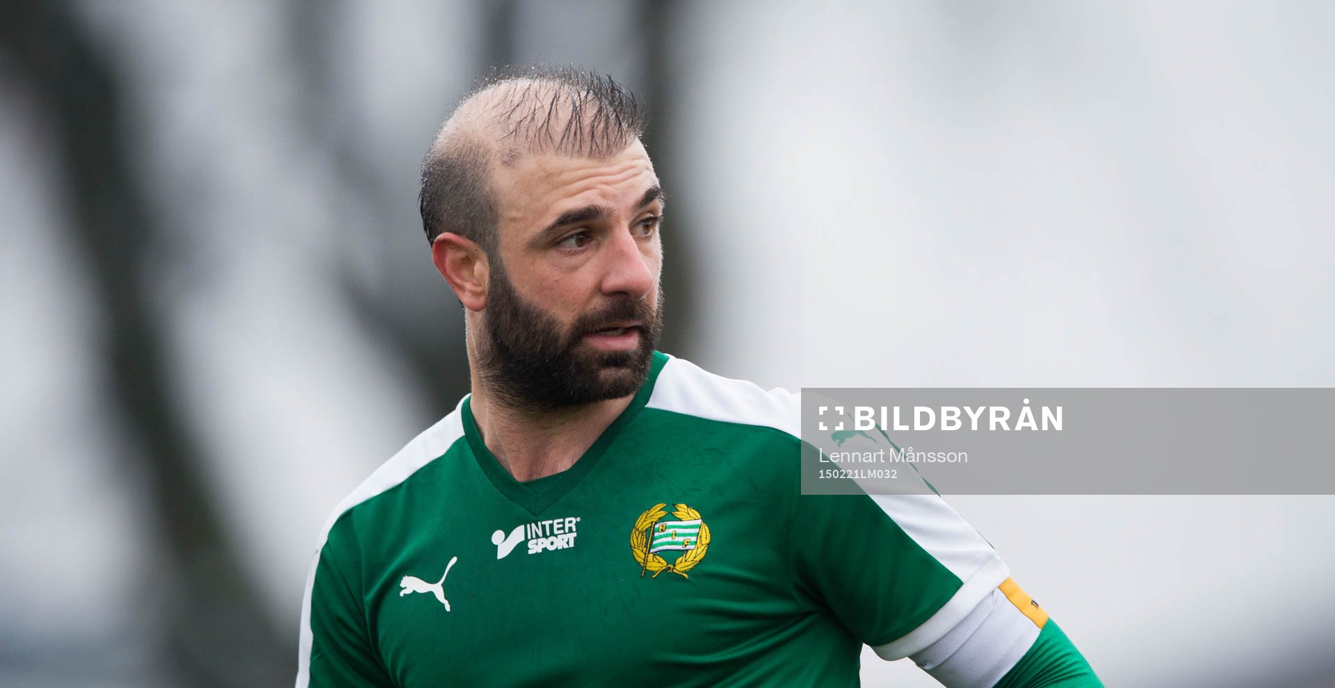 Hammarbys Kennedy Bakircioglu i matchen i Svenska Cupen