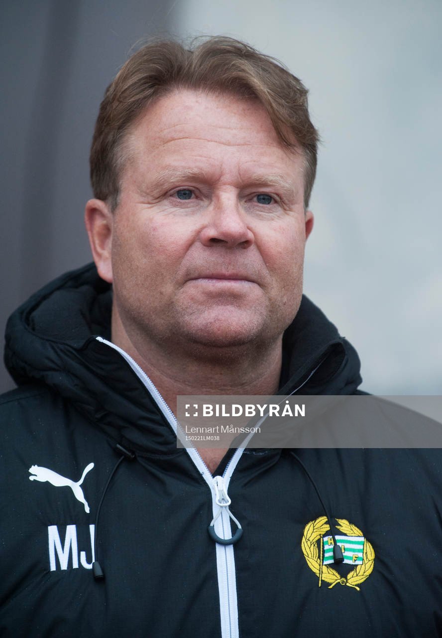 Hammarbys Mats Jingblad i matchen i Svenska Cupen mellan