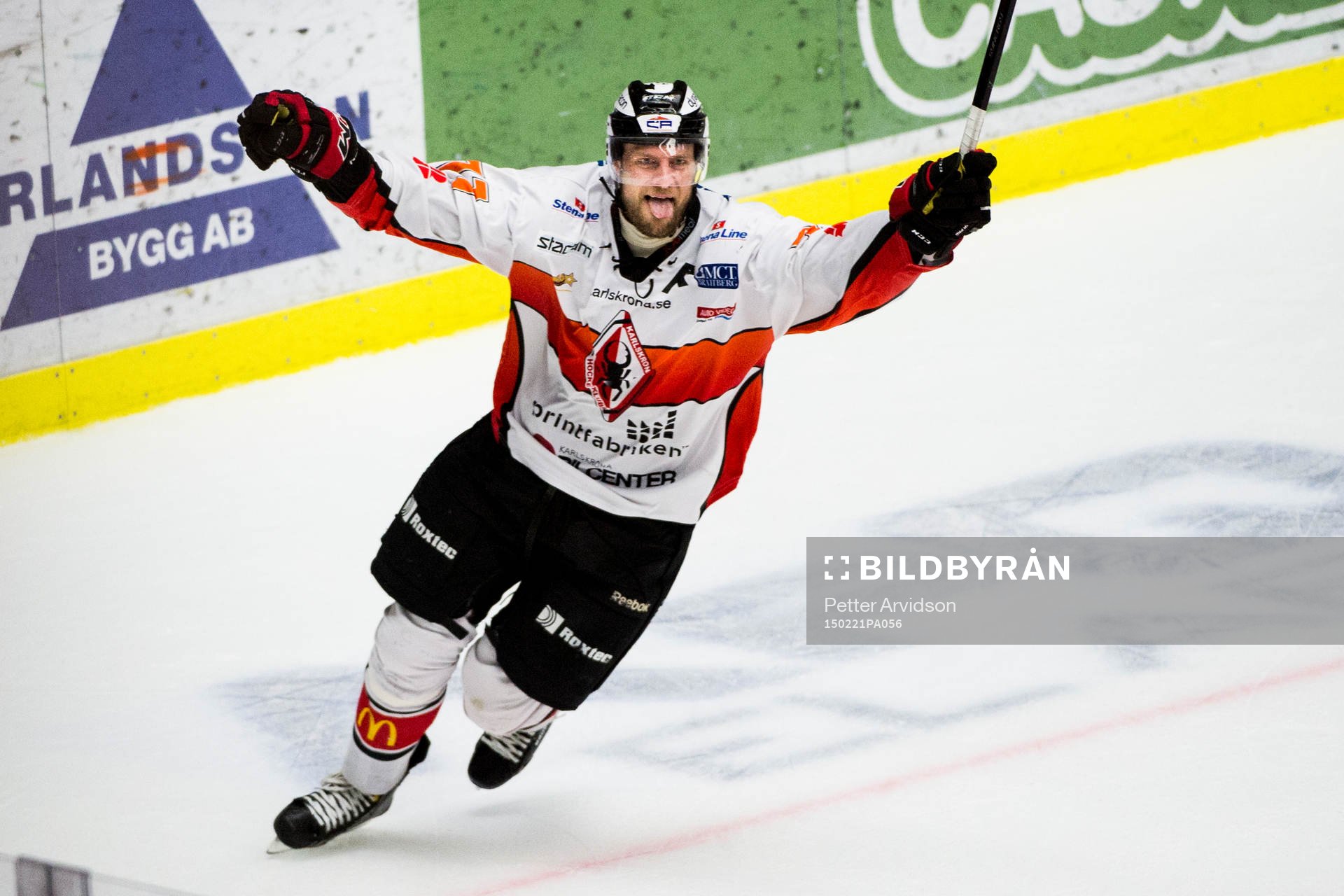 Karlskronas Niklas Lihagen jublar