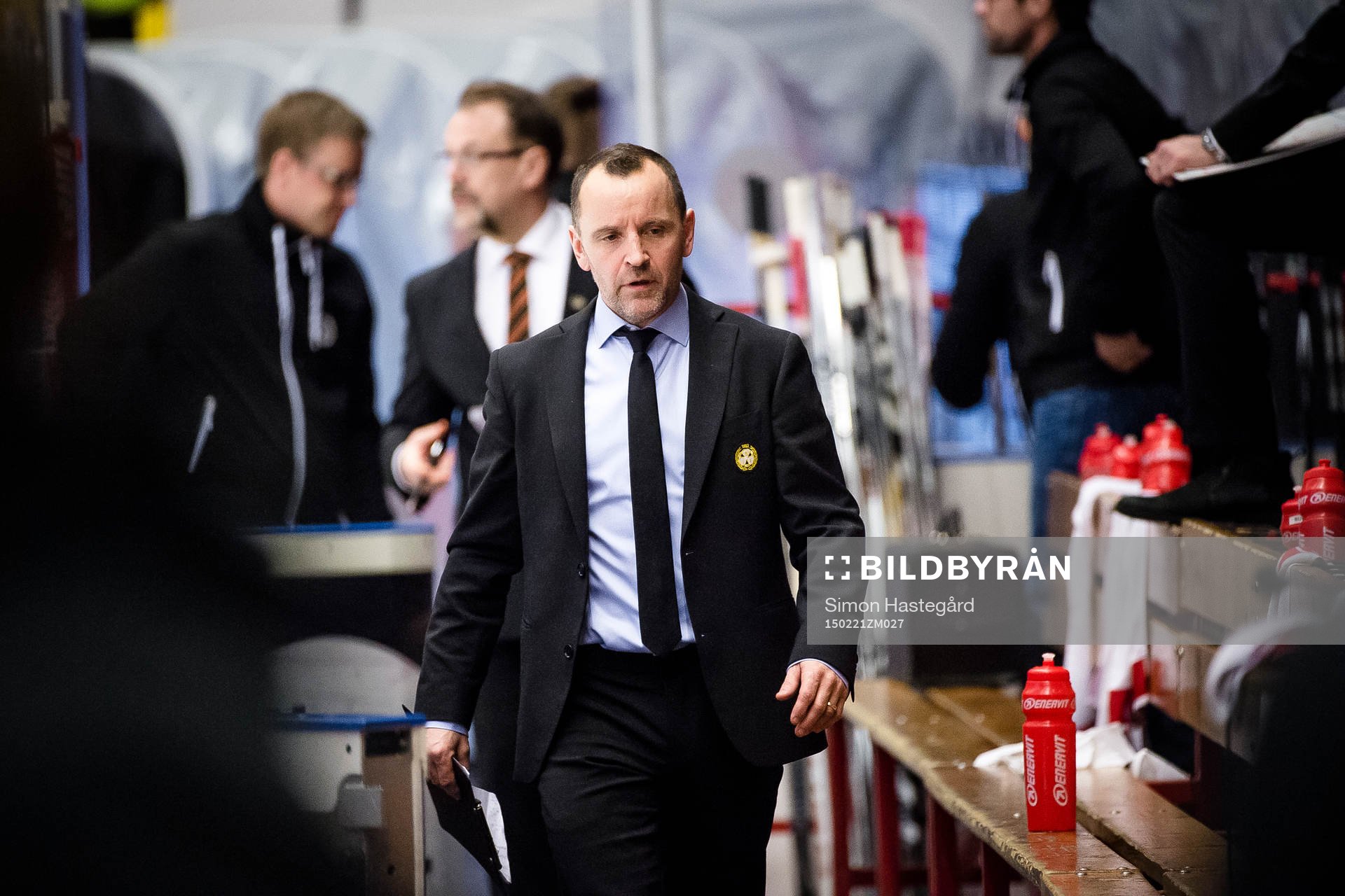 Brynäs tränare Thomas Berglund deppar