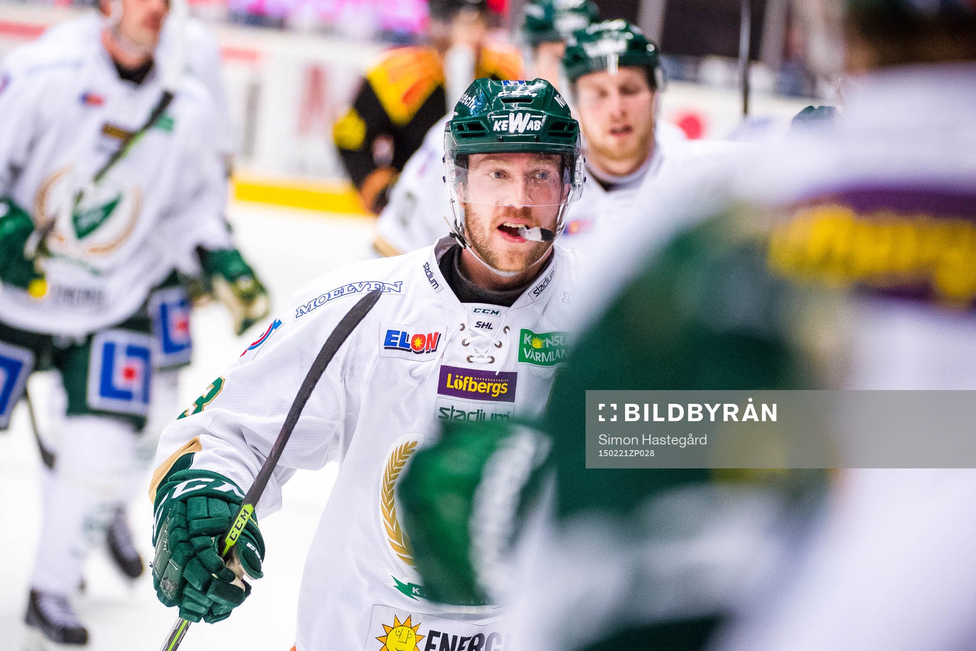 Färjestads Linus Persson jublar