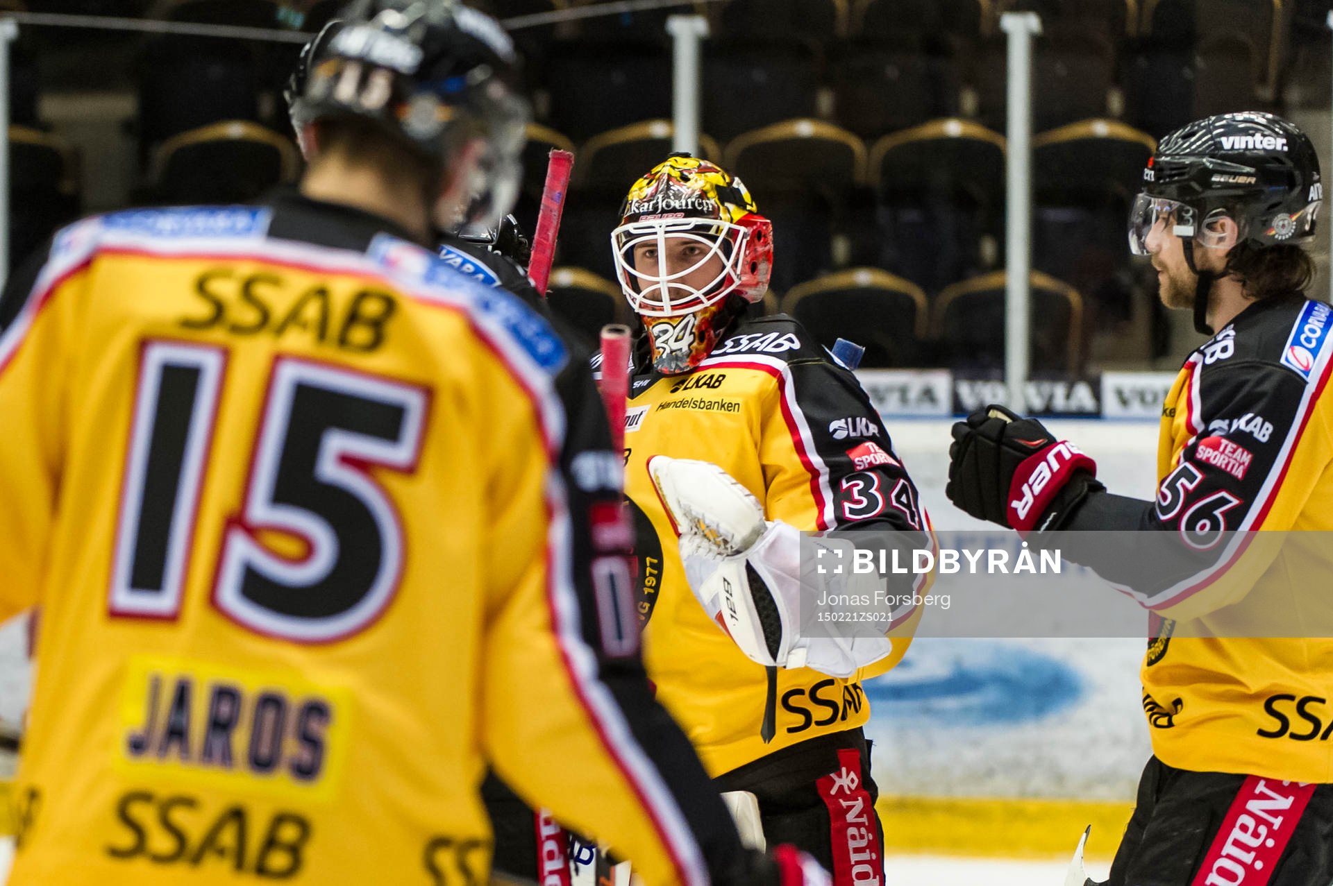 Luleås målvakt Joel Lassinantti Niklas Fogström