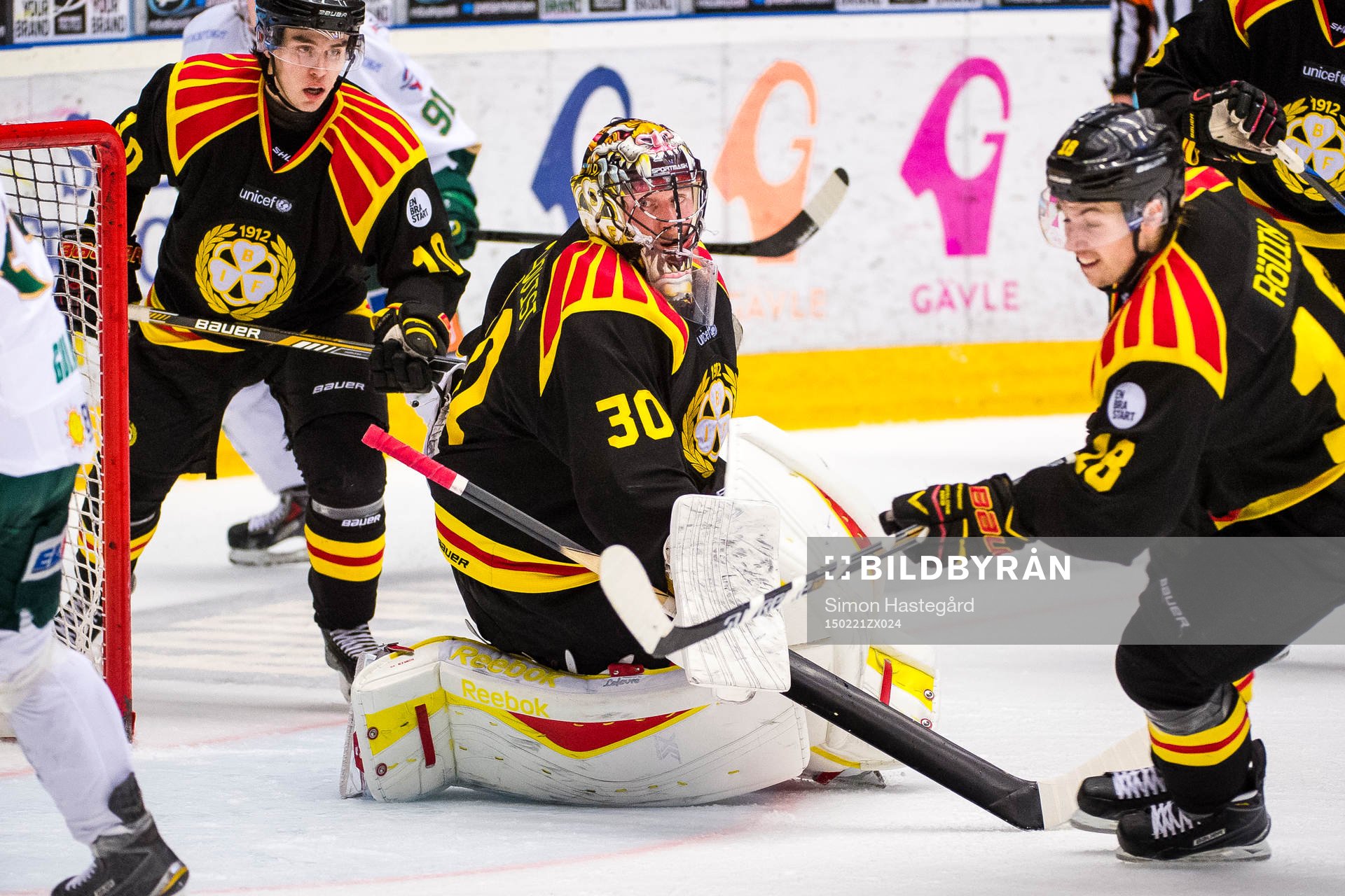 Brynäs målvakt Johan Holmqvist