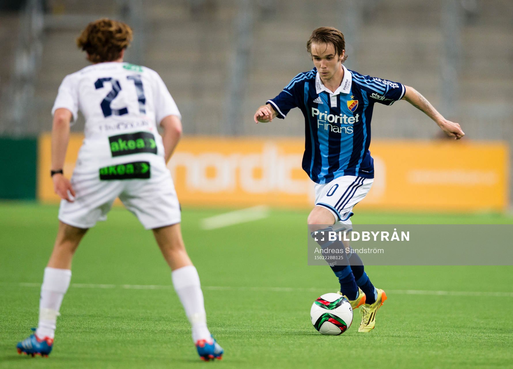 Djurgårdens Daniel Berntsen utmanar Ängelholms Rebin Asaad