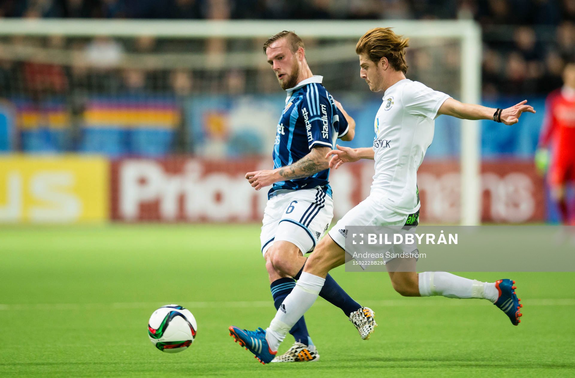 Djurgårdens Aleksander Faltsetas och Ängelholms Rebin
