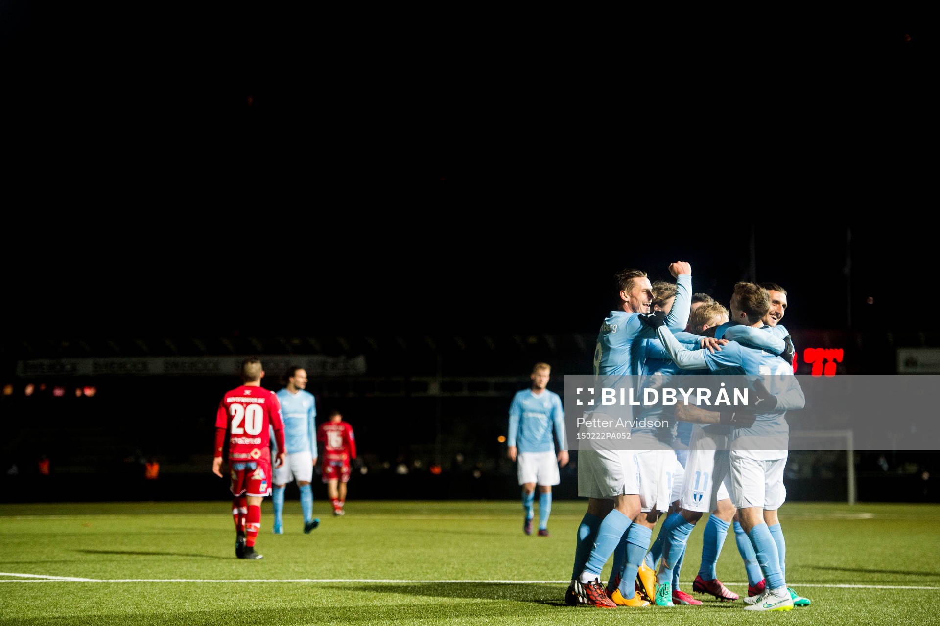 Malmö FFs spelare jublar