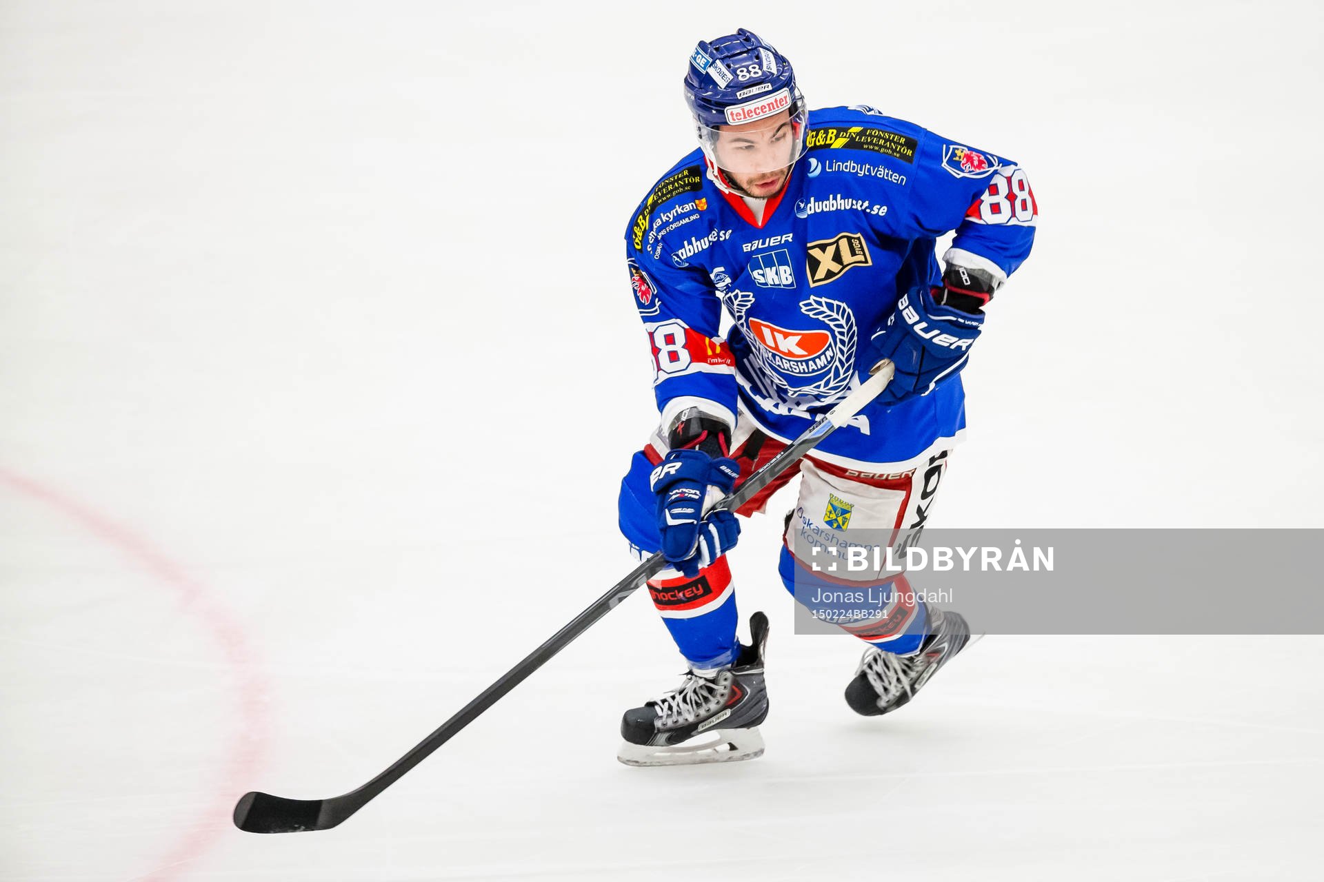 Oskarshamns Greg Squieres värmer upp