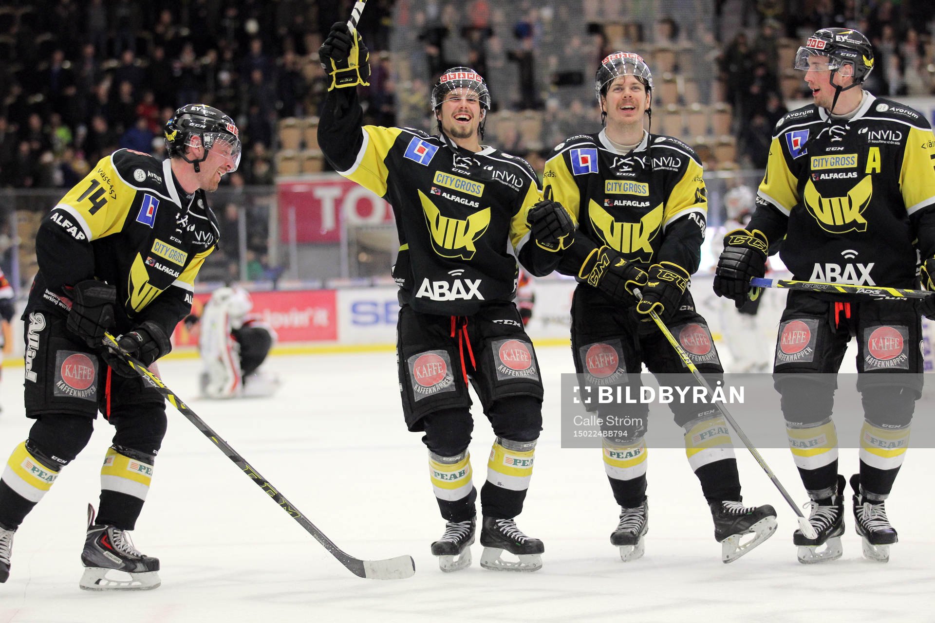 Västerås Stefan Gråhns (v), Mathias Bromé (vm), Eddie