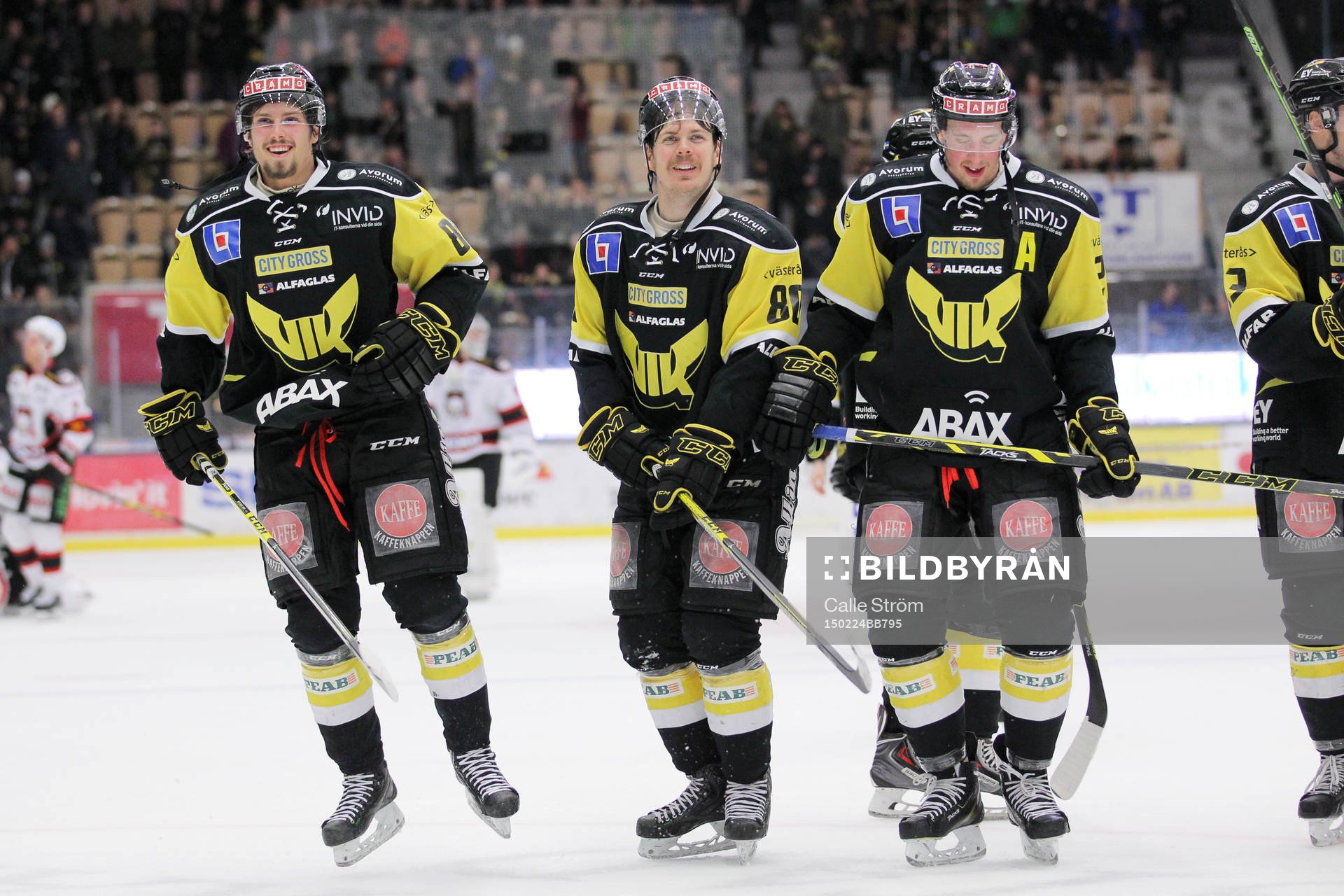 Västerås Mathias Bromé (v), Eddie Davidsson (m) och