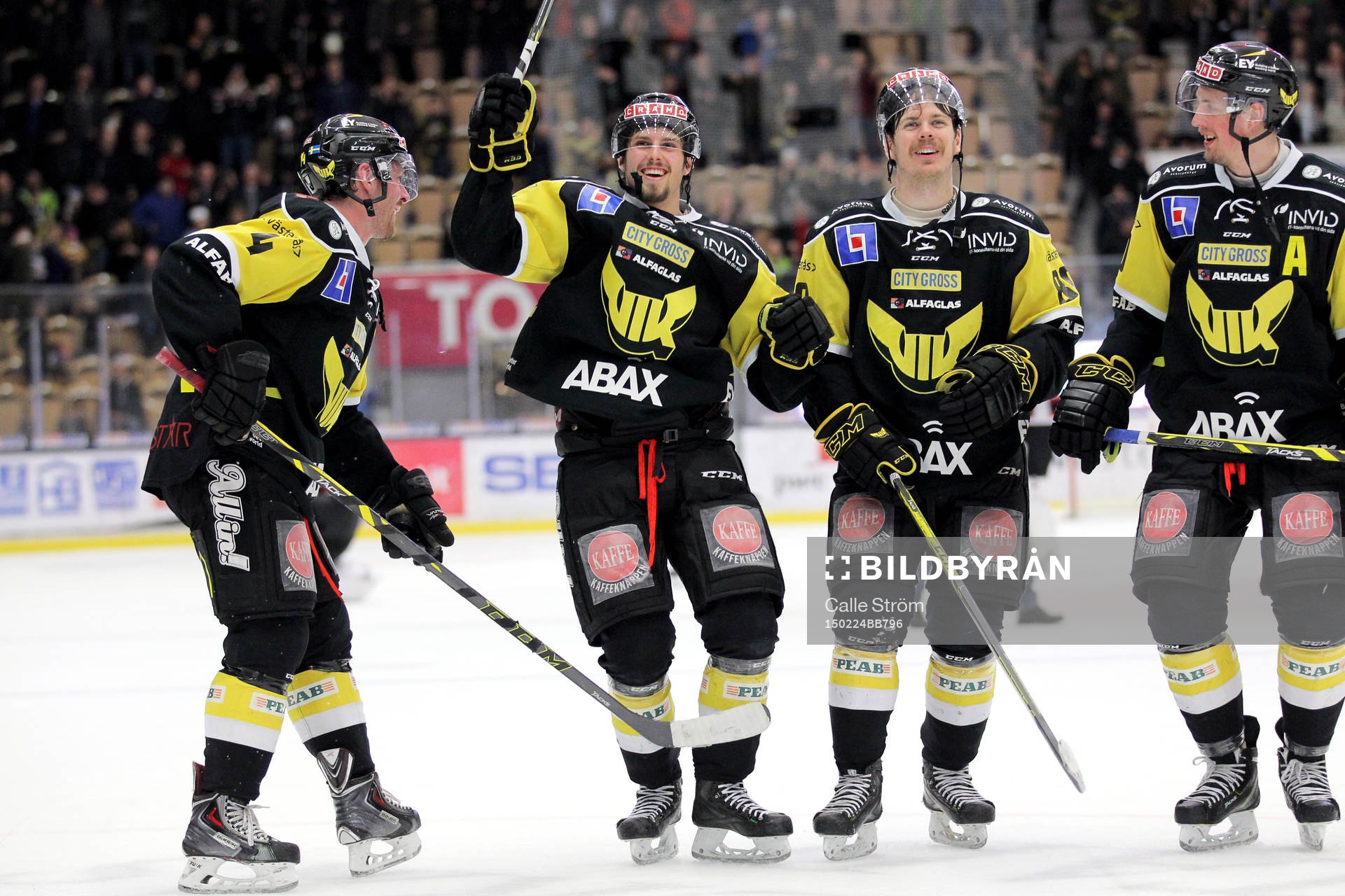Västerås Stefan Gråhns (v), Mathias Bromé (vm), Eddie