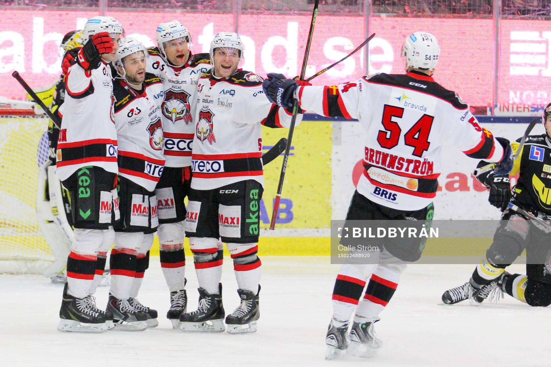 Malmös Fabian Brunnström jublar