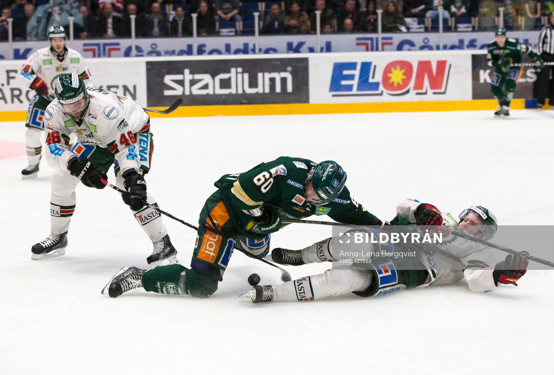 Frölundas Christoffer Persson och Färjestads Tero