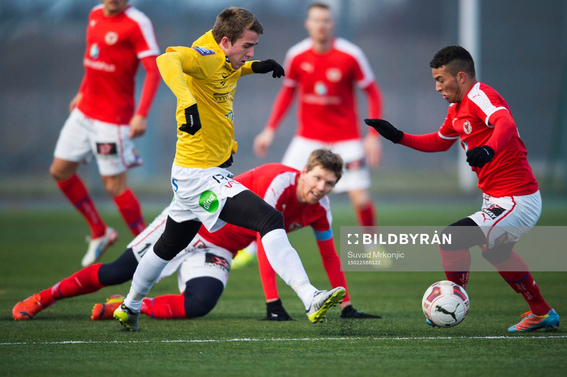 Kalmars Ismael Silva Lima och Kalmars David Elm