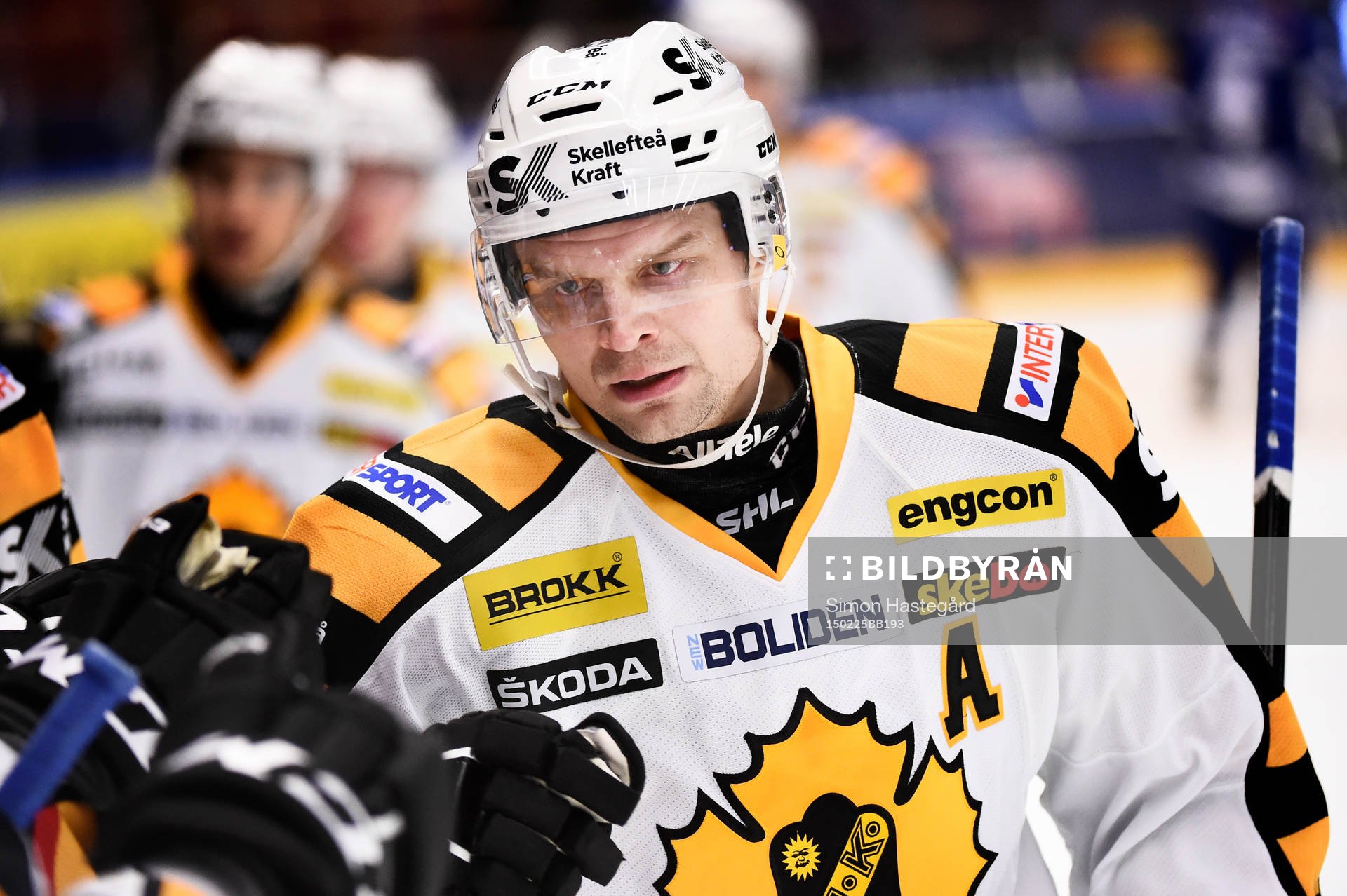 Skellefteås Janne Pesonen firar