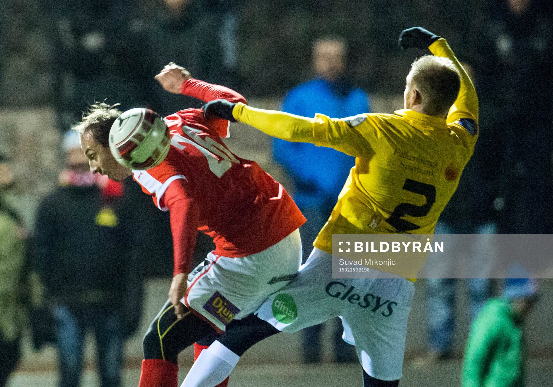 Kalmars Pär Eriksson och Falkenbergs Rasmus Sjöstedt  i