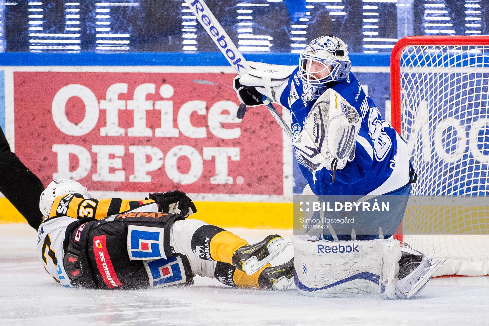 Leksands målvakt Joakim Lundström