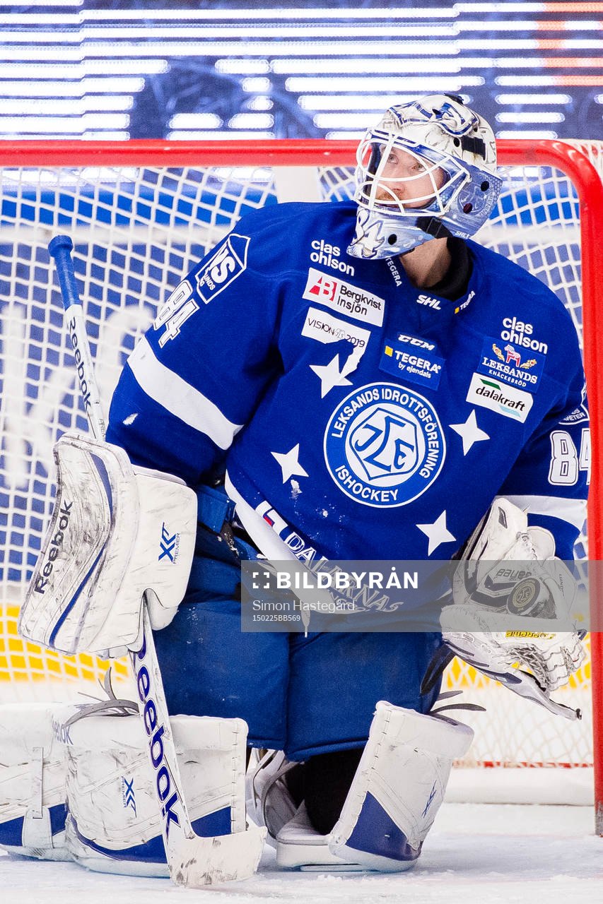 Leksands målvakt Joakim Lundström