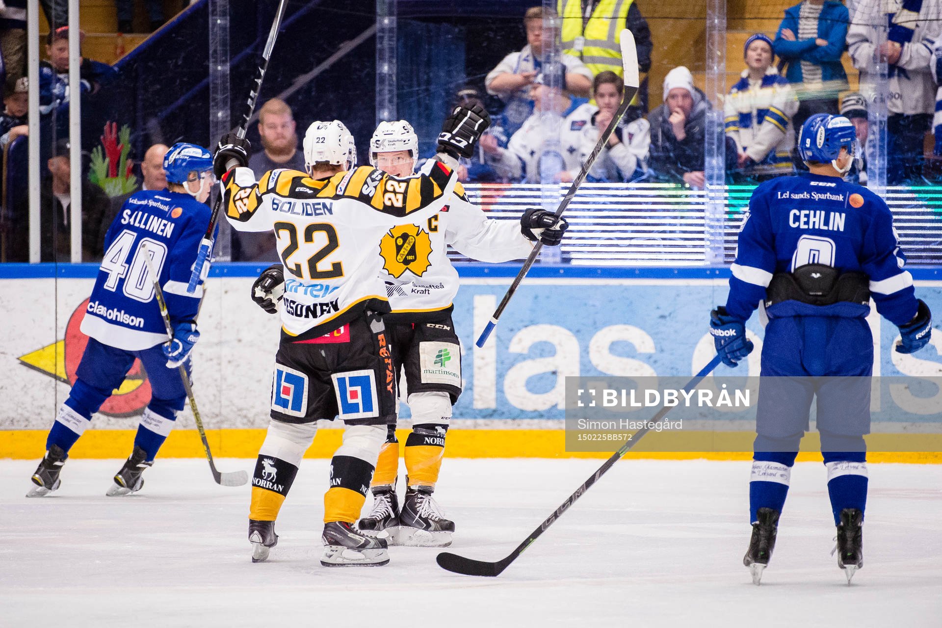 Skellefteås Patrik Zackrisson jublar