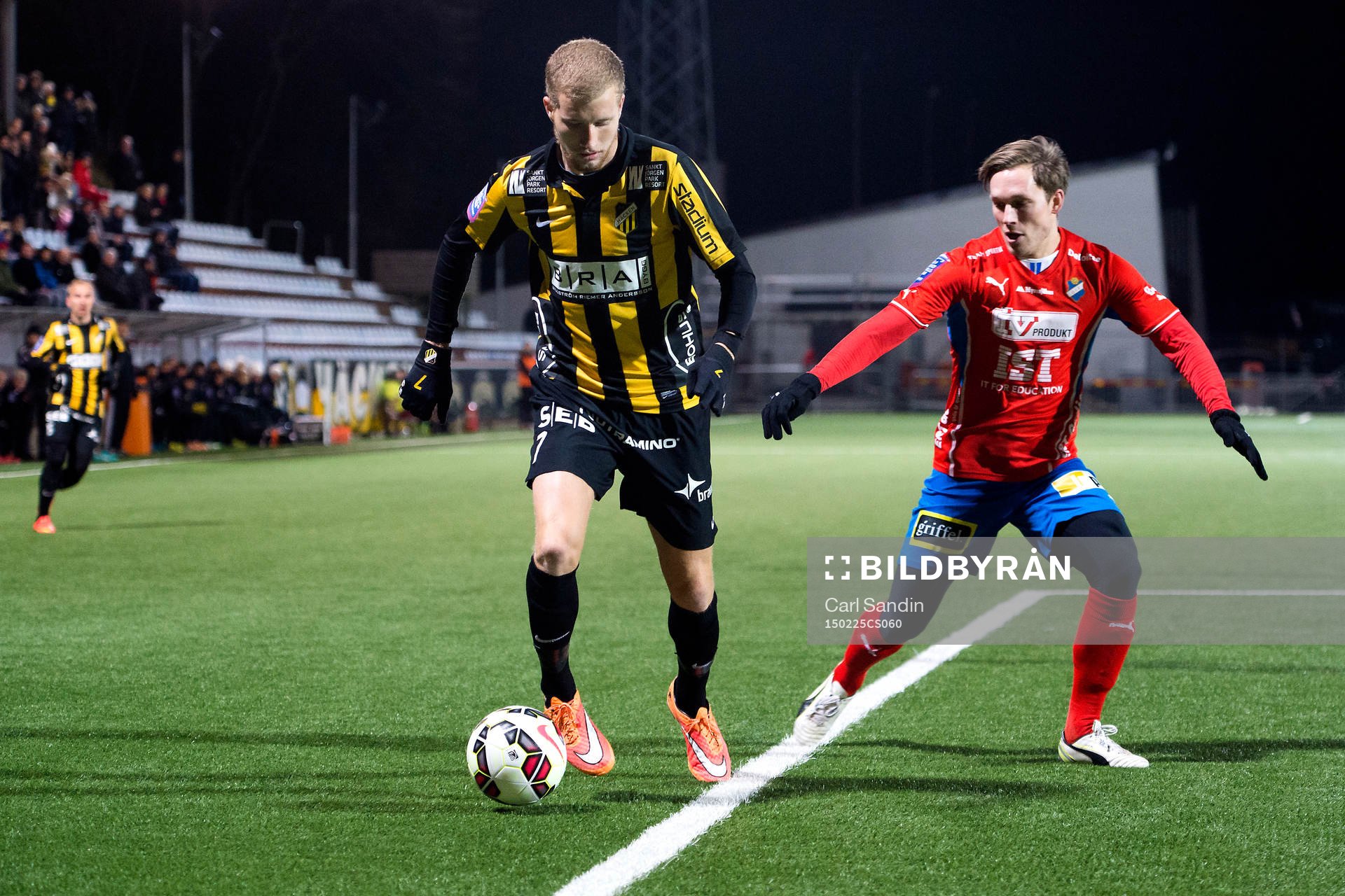 Häckens Simon Gustafson och Östers Andreas Wihlborg