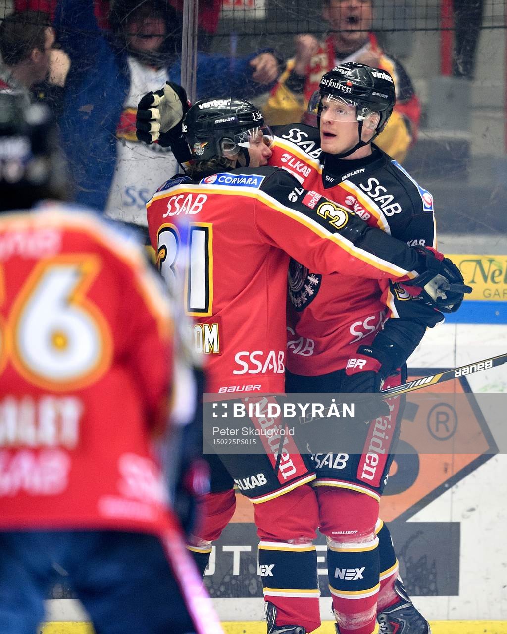Luleås Jonathan Granström(v) jublar