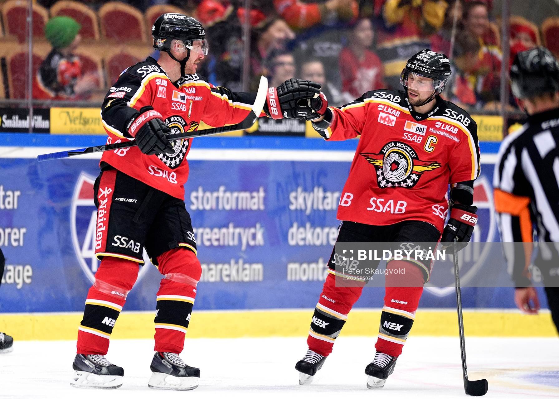 Luleås Jan Sandström jublar