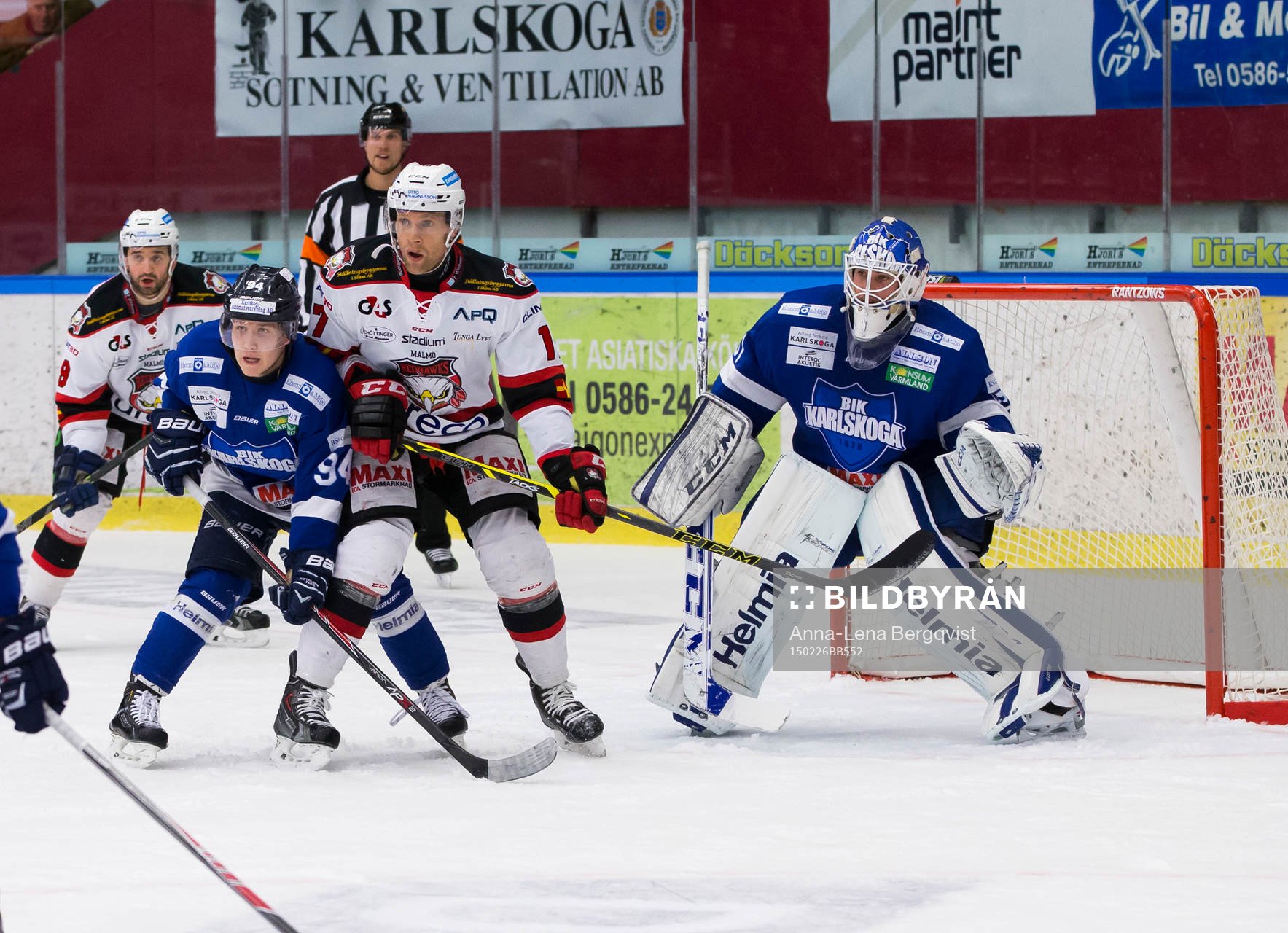 Karlskogas Henrik Larsson och Malmö Redhawks Mathias